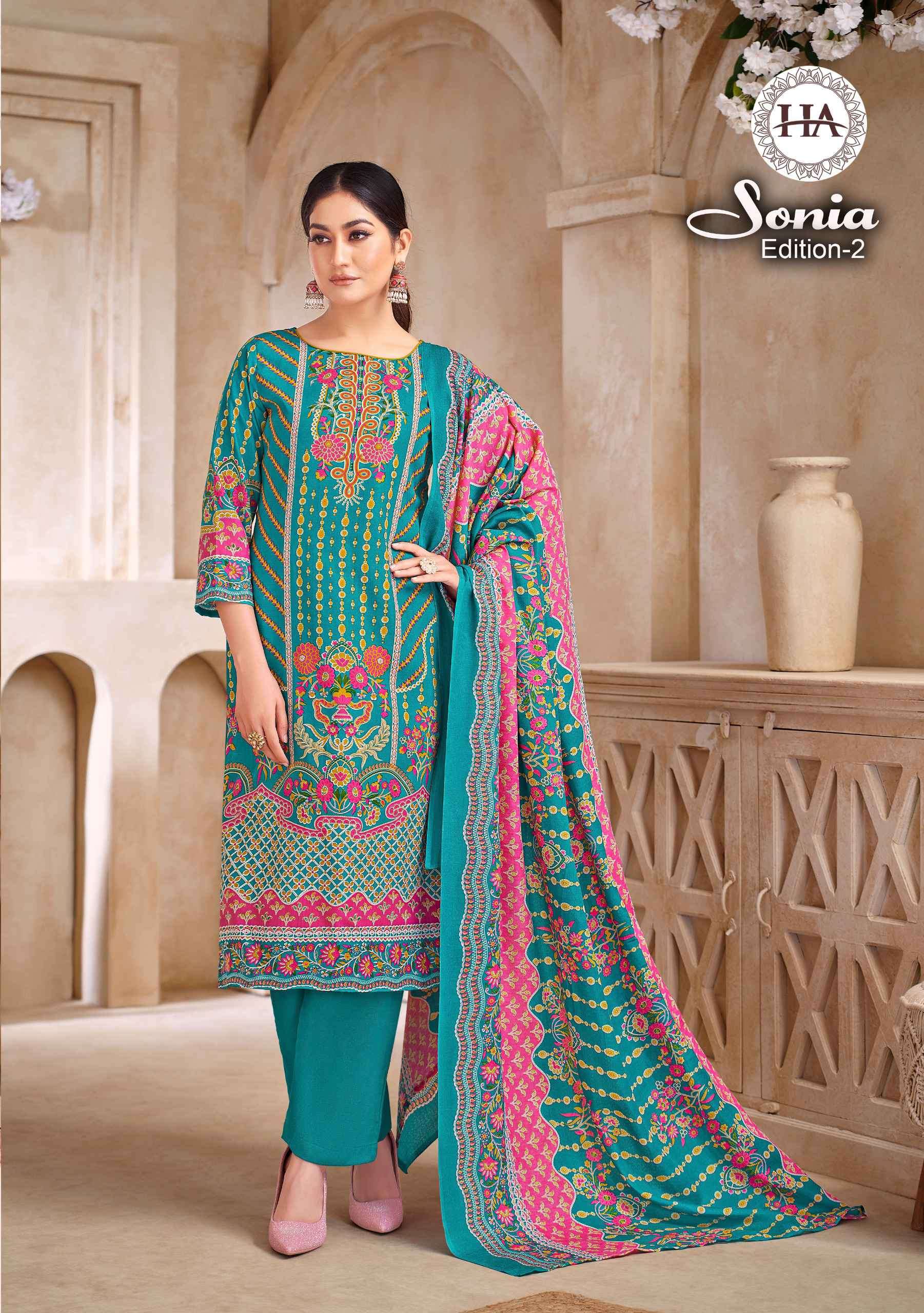 sonia vol 2 by harshit colors fancy diamond worked designer unstitched party wear salwar kameez best online price surat
