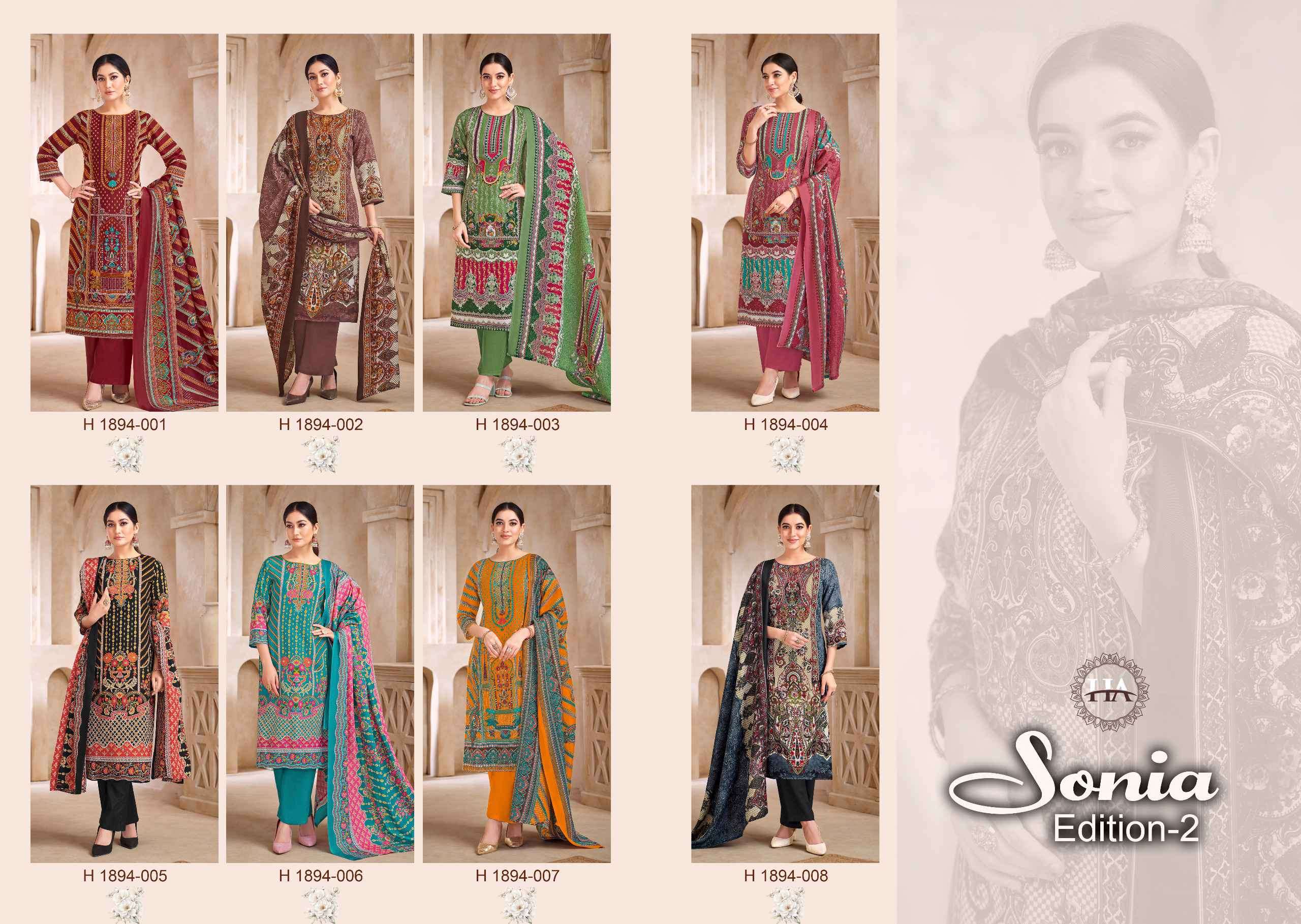 sonia vol 2 by harshit colors fancy diamond worked designer unstitched party wear salwar kameez best online price surat