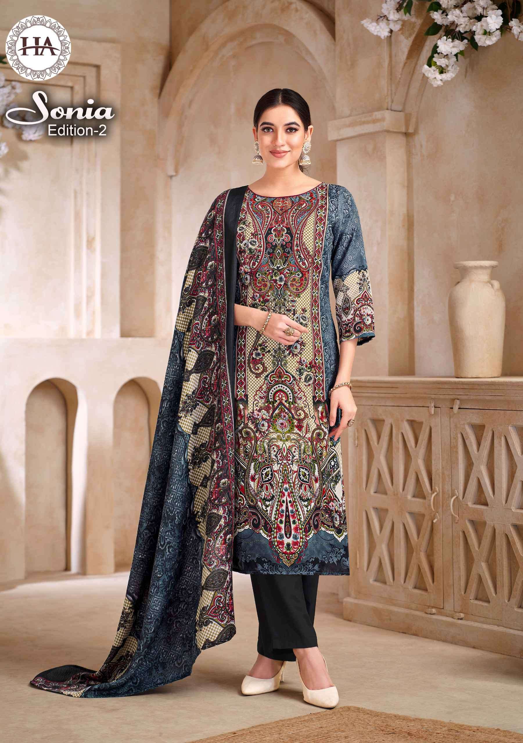 sonia vol 2 by harshit colors fancy diamond worked designer unstitched party wear salwar kameez best online price surat