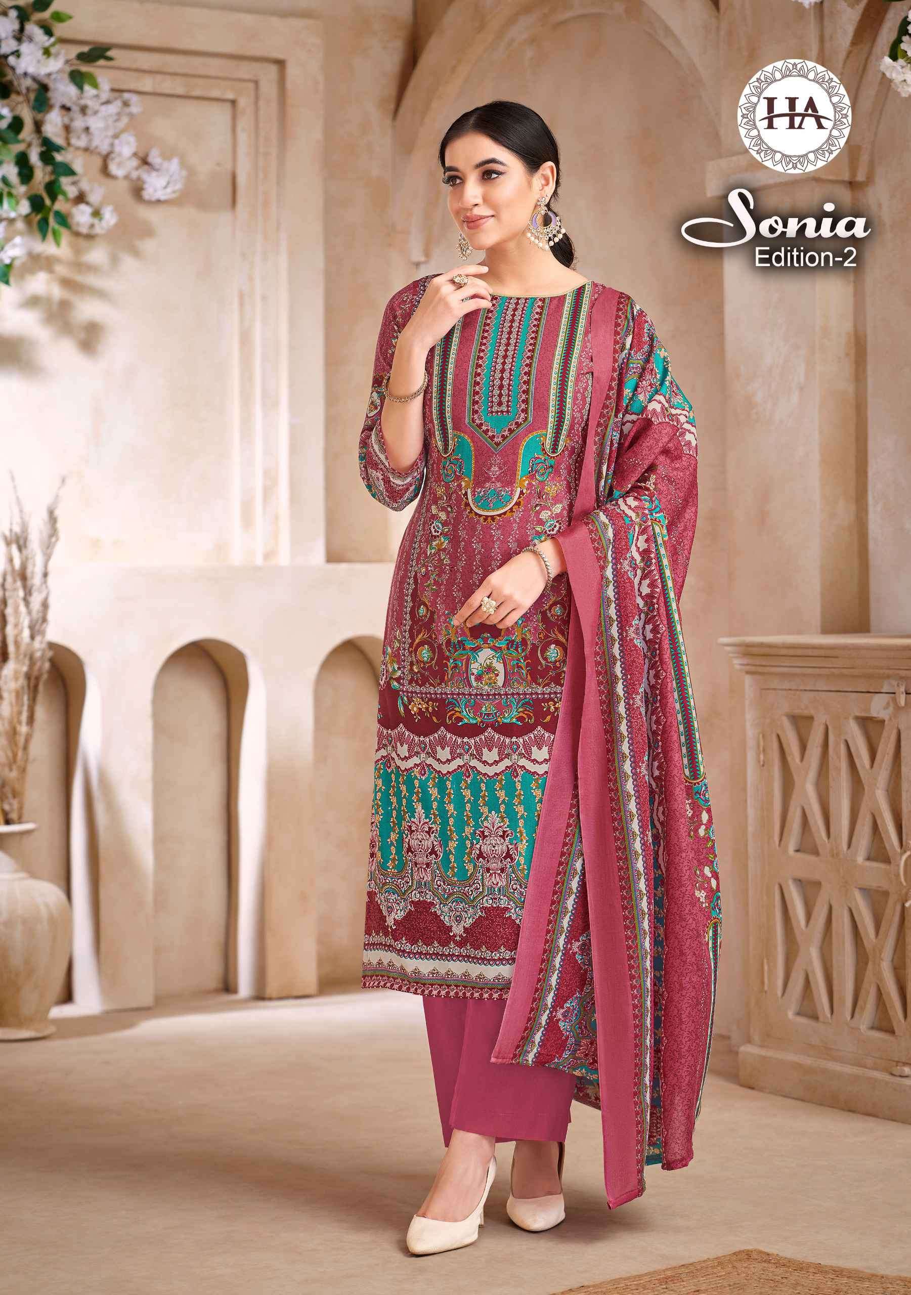 sonia vol 2 by harshit colors fancy diamond worked designer unstitched party wear salwar kameez best online price surat