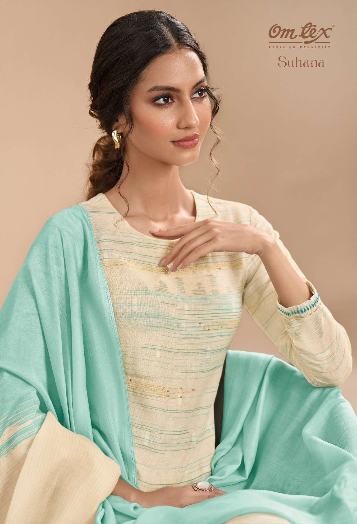 suhana bu omtex colors fancy handwork designer casual wear salwar kameez buy online surat