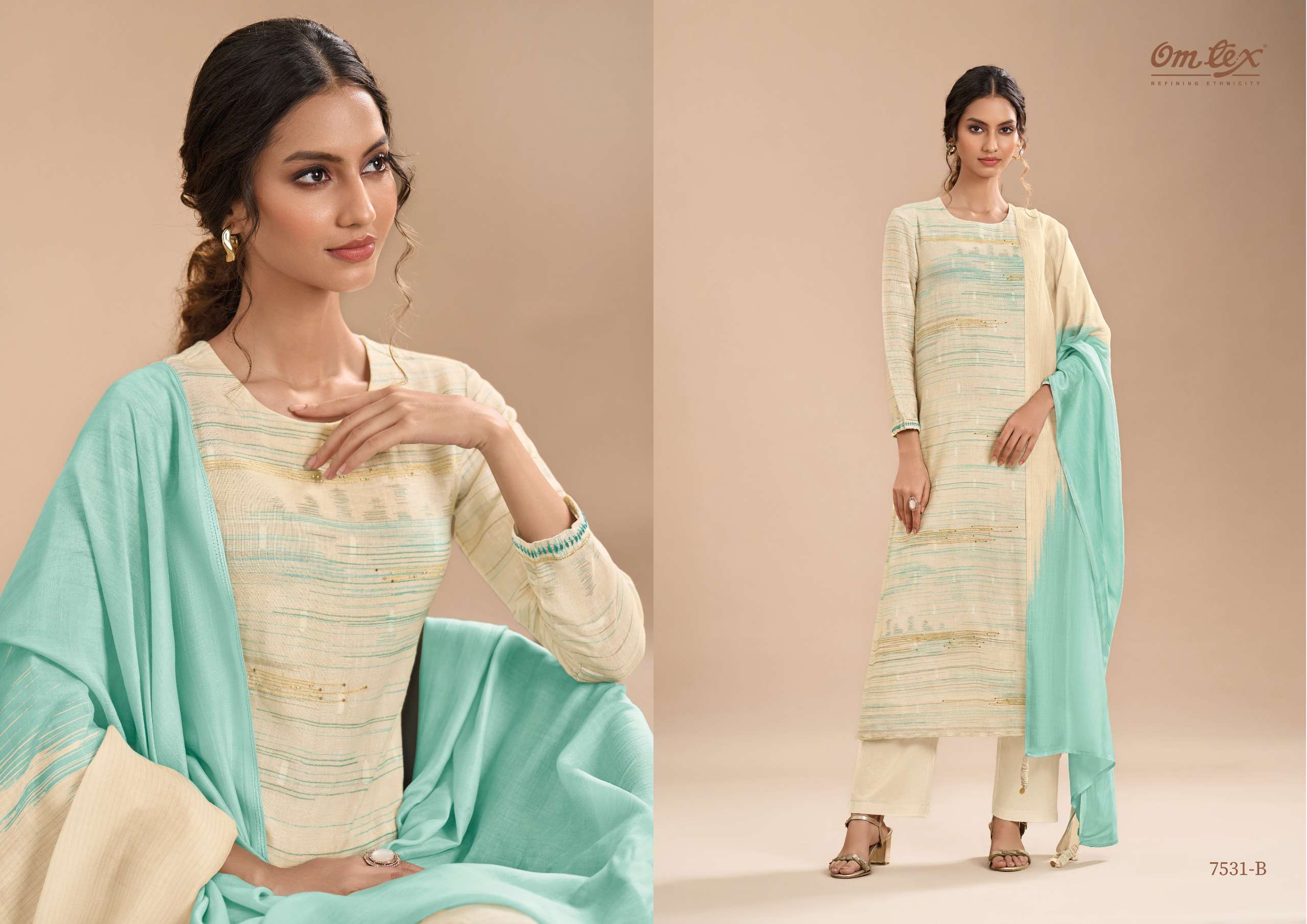 suhana bu omtex colors fancy handwork designer casual wear salwar kameez buy online surat