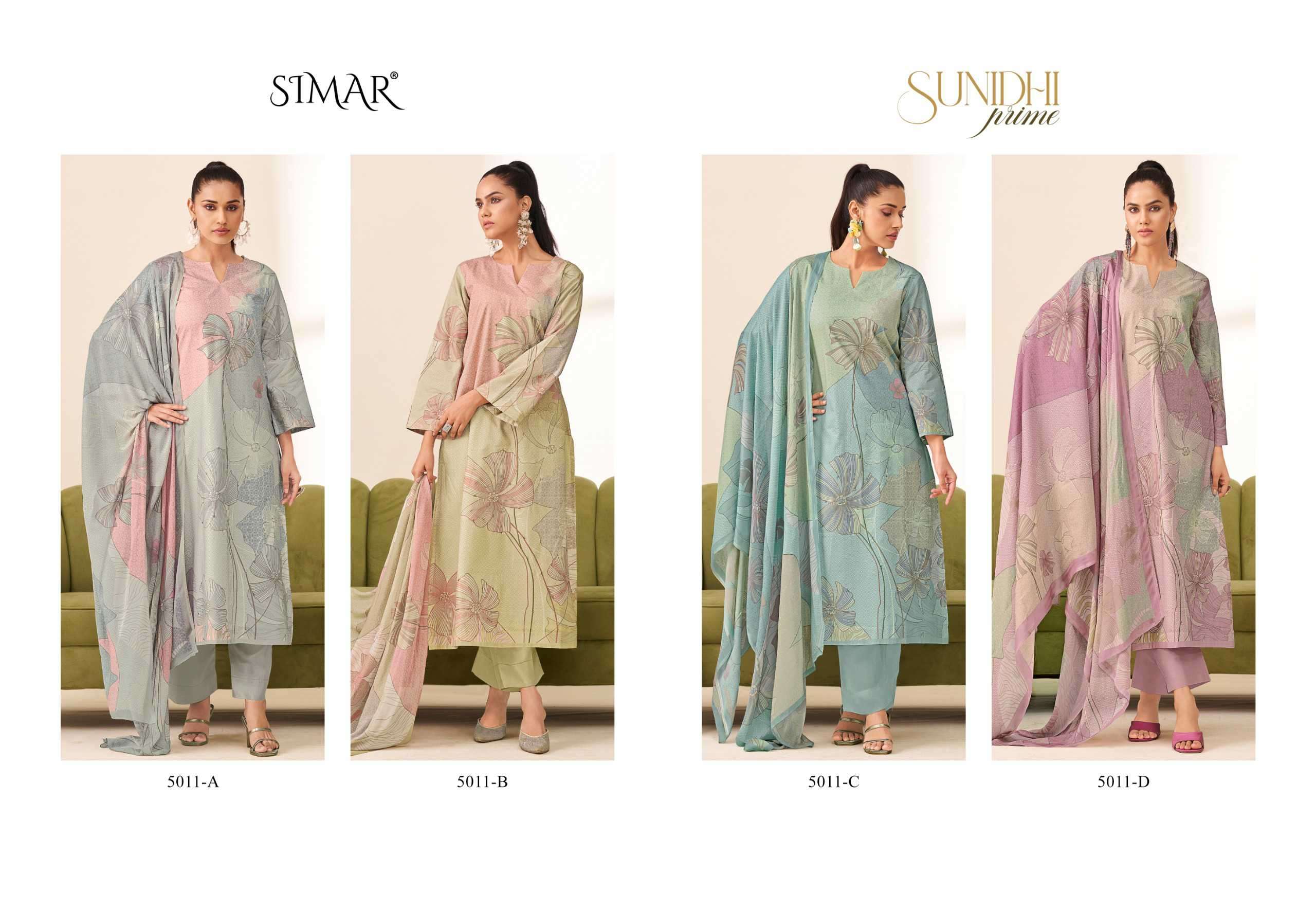 sunidhi prime by simar colors ready to wear designer summer wear salwar kameez best online price surat