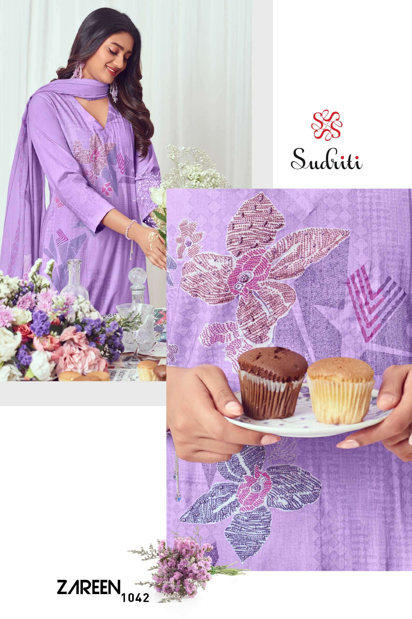 zareen by sudriti colors cotton casual wear unstitched salwar kameez best online price surat