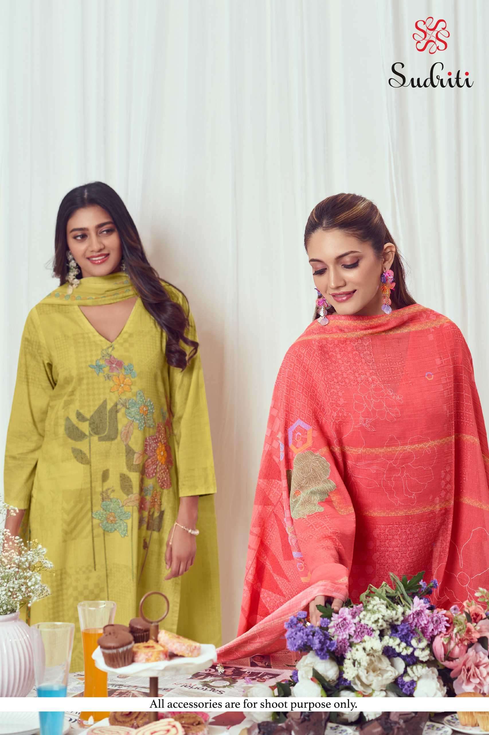 zareen by sudriti colors cotton casual wear unstitched salwar kameez best online price surat
