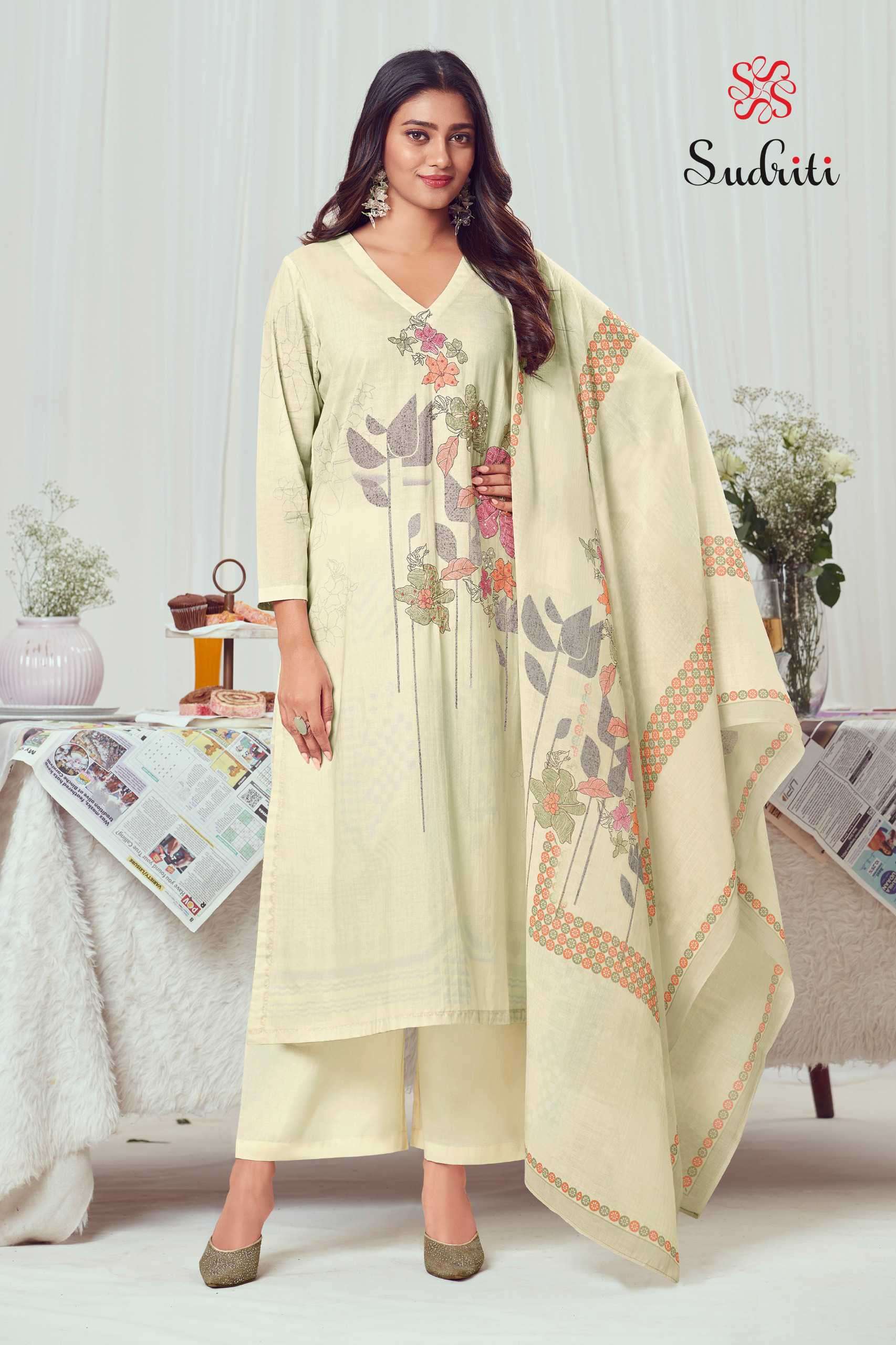 zareen by sudriti colors cotton casual wear unstitched salwar kameez best online price surat