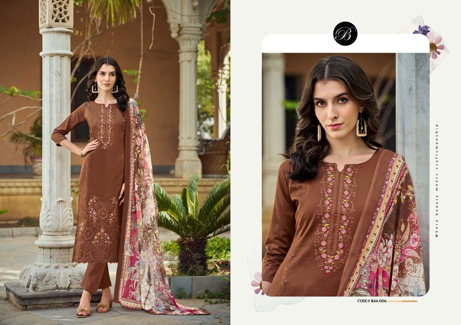 zarqash vol 54 by belliza colors ready to unstitched casual wear salwar kameez online surat