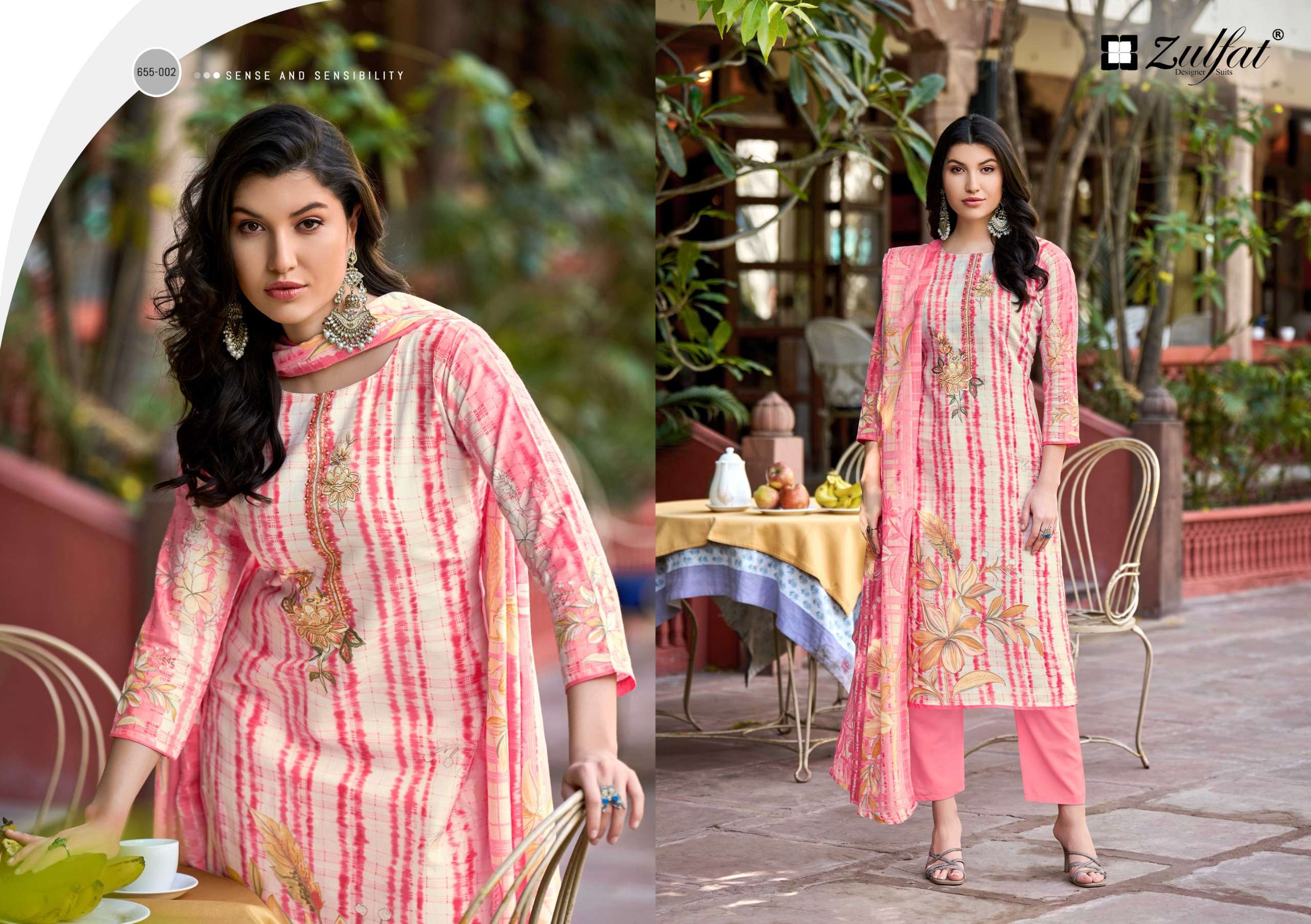 zulfat designer noor vol 2 exclusive cotton embroidered salwar kaeez buy online shopping surat