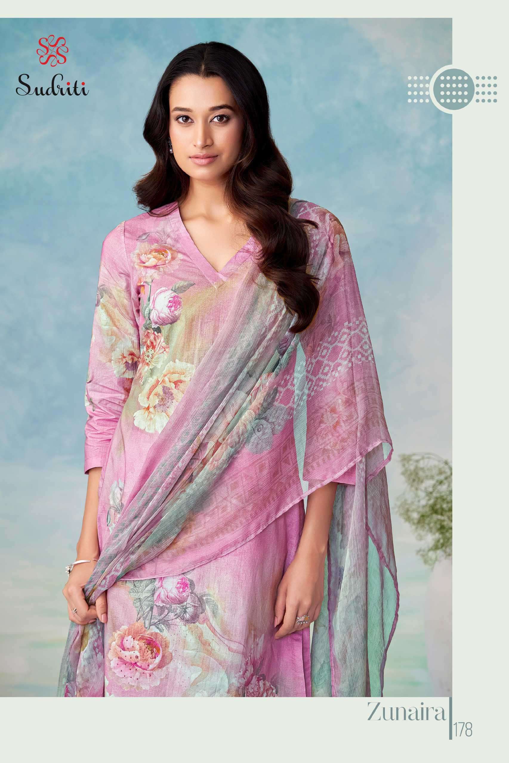  zunaira by sudriti colors latest designer cotton unstitched casual wear salwar kameez online surat