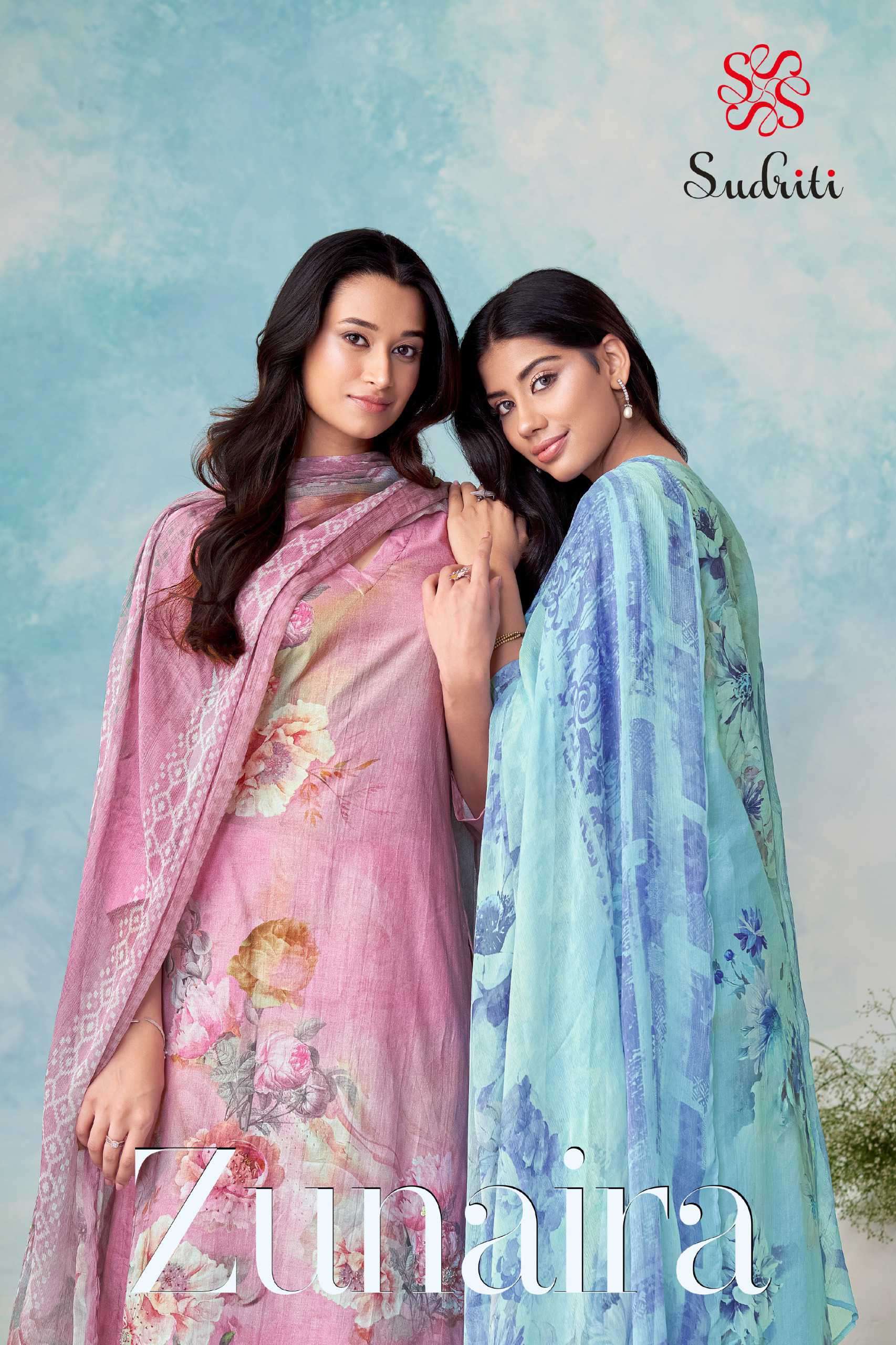  zunaira by sudriti colors latest designer cotton unstitched casual wear salwar kameez online surat