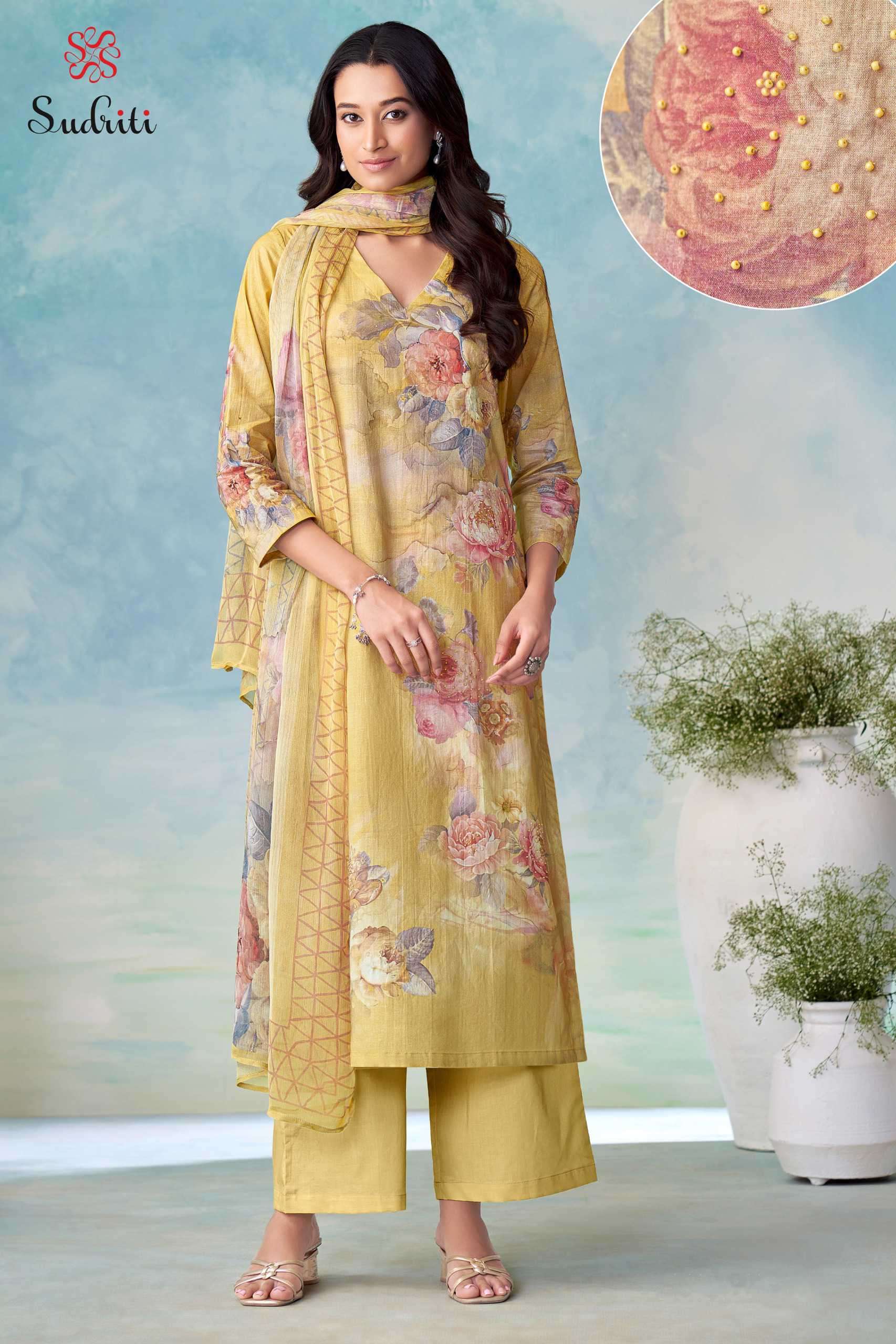 zunaira by sudriti colors latest designer cotton unstitched casual wear salwar kameez online surat