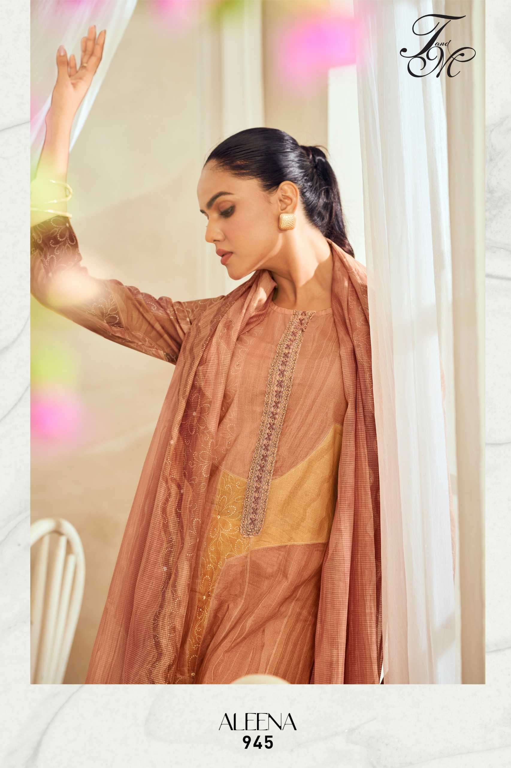 aleena by t&m colors latest designer party wear salwar kameez buy online surat