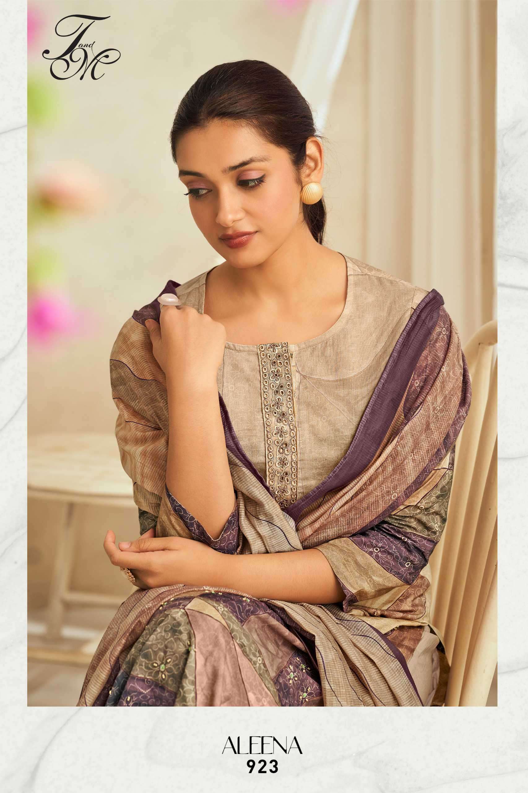 aleena by t&m colors latest designer party wear salwar kameez buy online surat