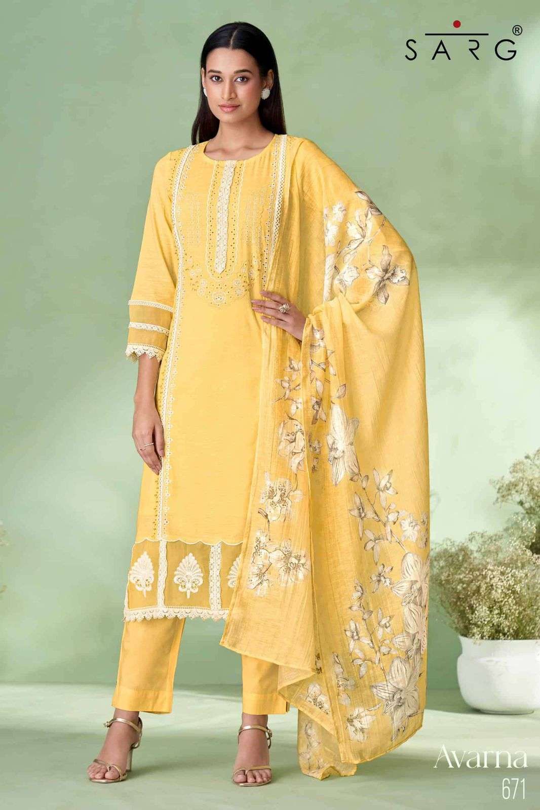 avarna by sarg colors linen designer casual wear salwar kameez online dealer surat