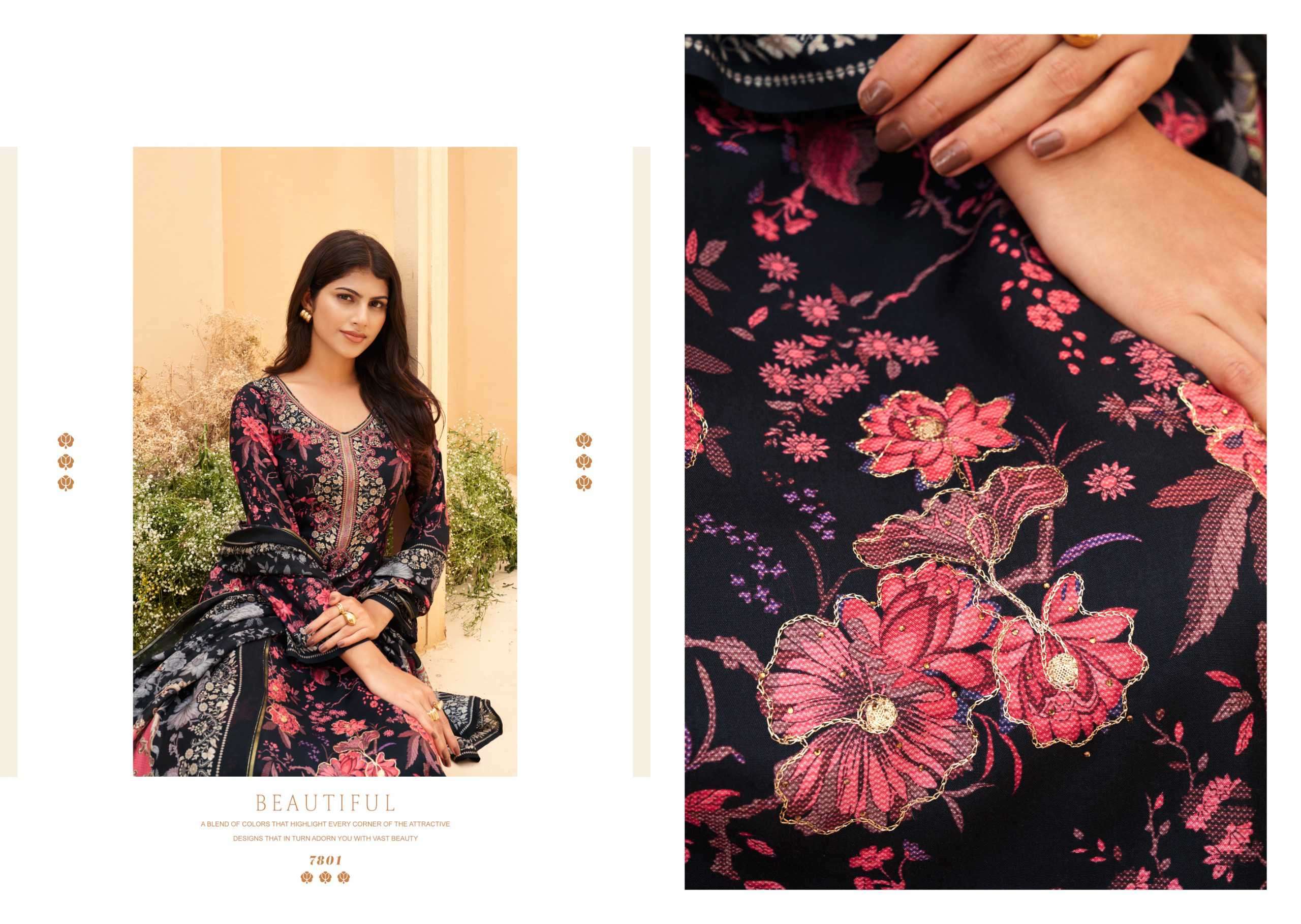 baani by rupali fashion colors muslin with digital printed salwar kameez online dealer surat