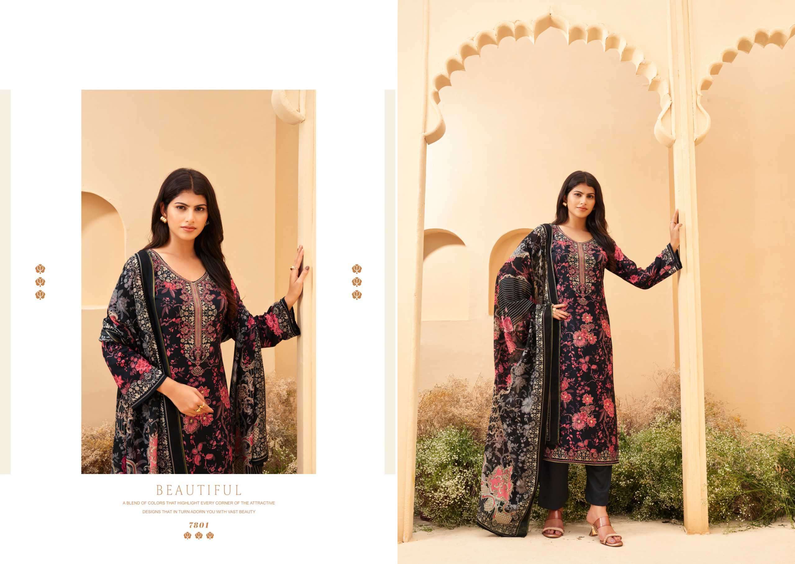 baani by rupali fashion colors muslin with digital printed salwar kameez online dealer surat