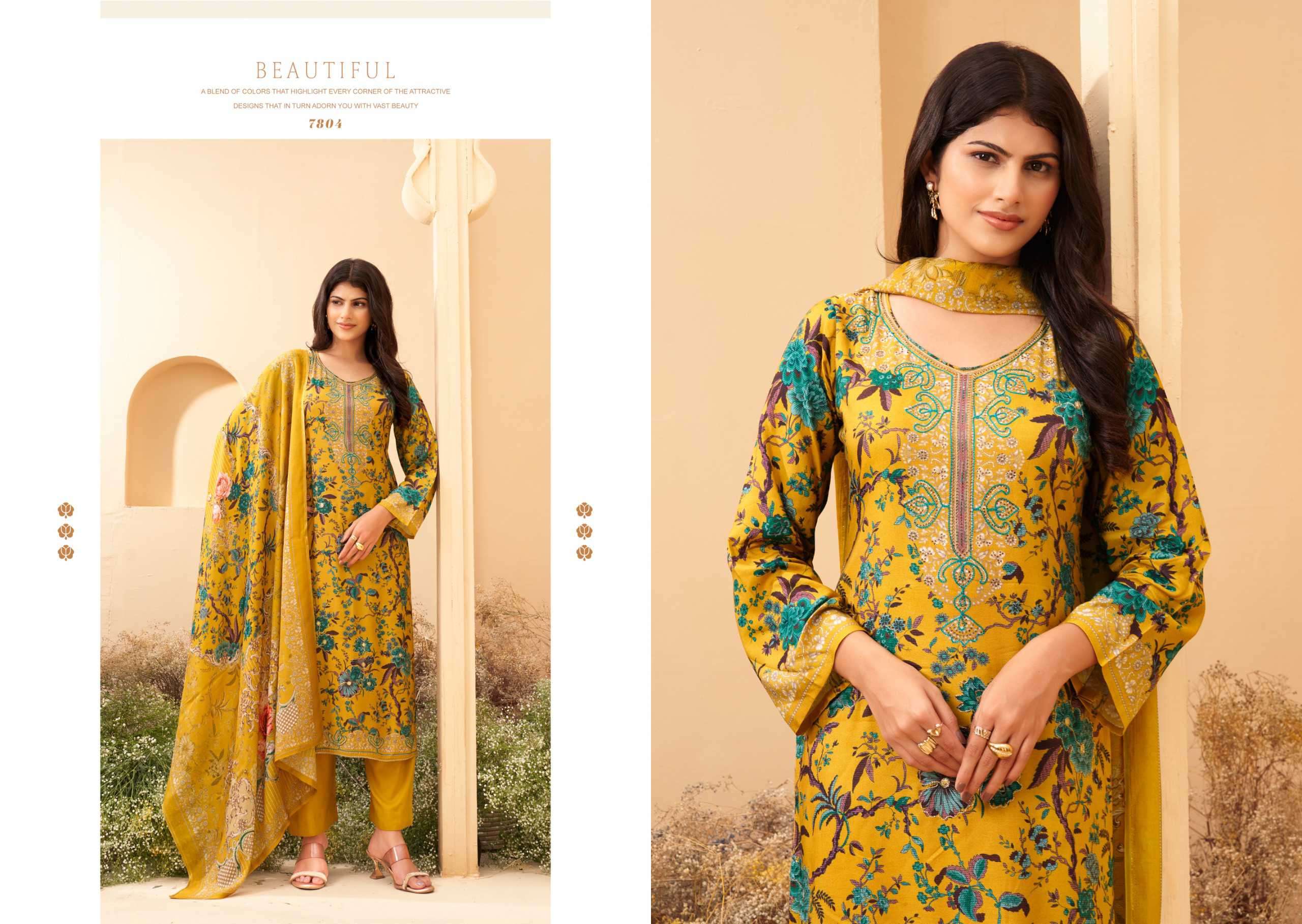 baani by rupali fashion colors muslin with digital printed salwar kameez online dealer surat