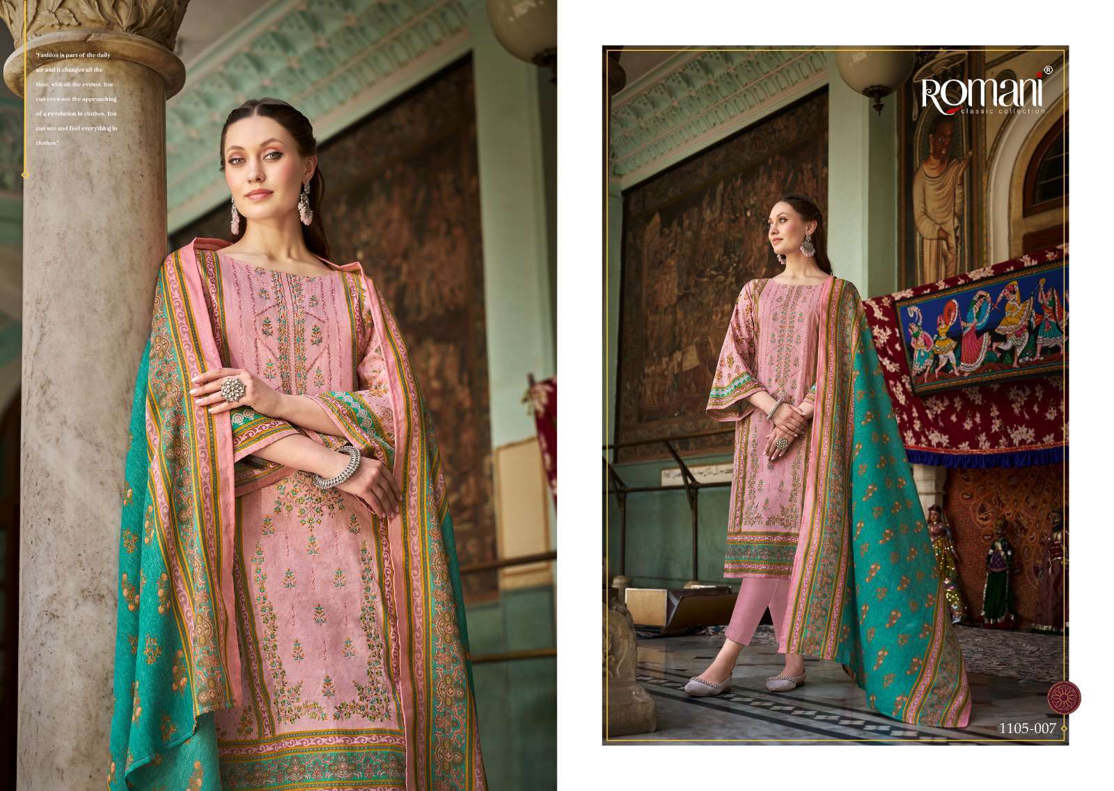 bin kareem by romani colors exclusive designer unstitch salwar kameez online surat