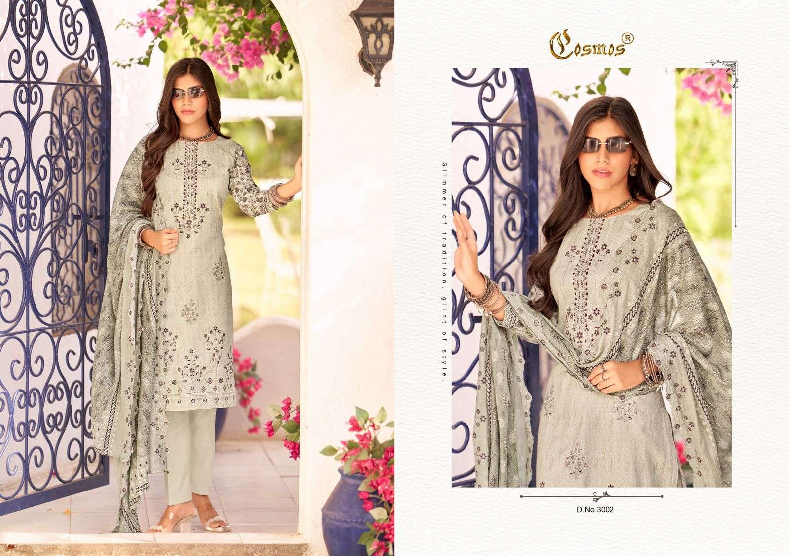 bin saeed vol 3 by cosmos colors heavy embroidery work latest designer unstitch salwar kameez buy online surat