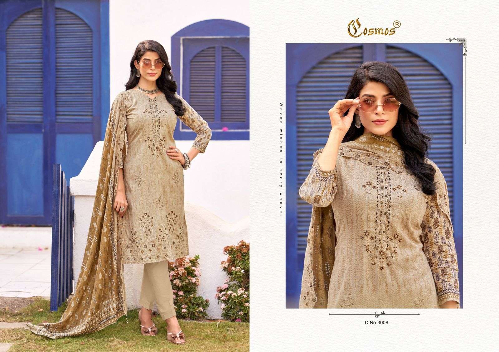 bin saeed vol 3 by cosmos colors heavy embroidery work latest designer unstitch salwar kameez buy online surat