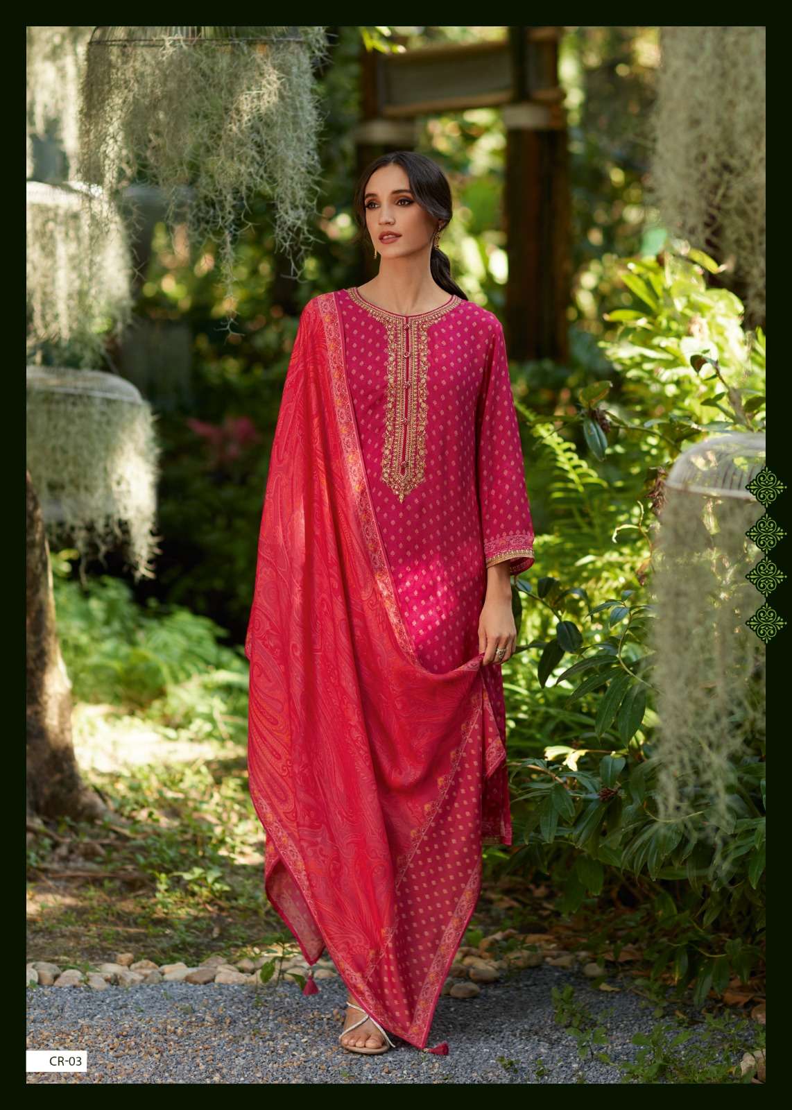 cora by varshaa exclusive embroidered unstitched party wear salwar kameez online surat