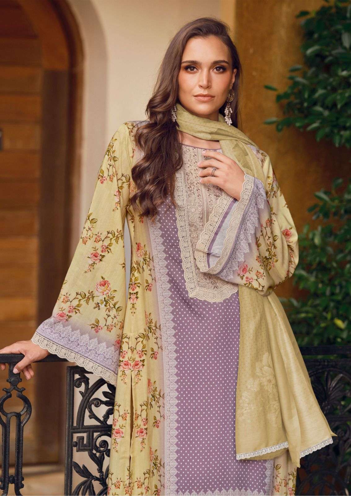 cross stitch by hermitage 001-006 series exclusive designer cotton casual wear salwar kameez online surat