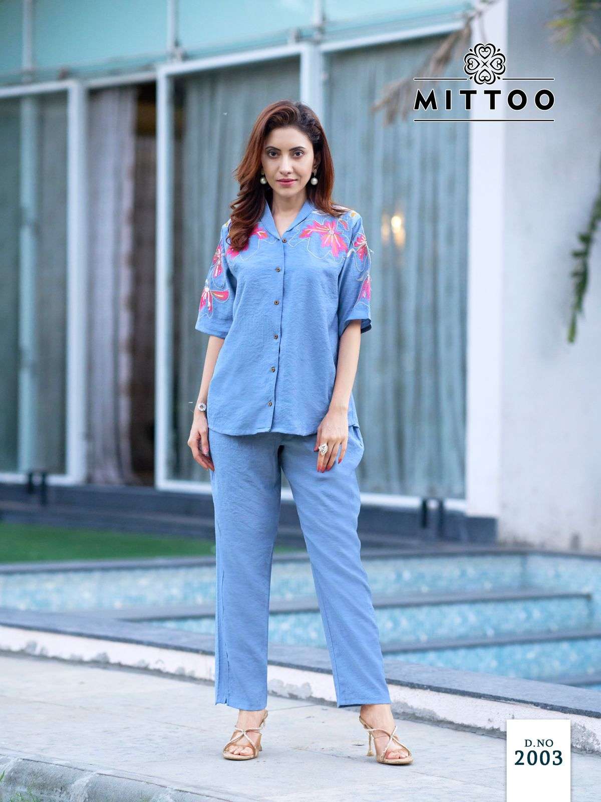 daizy by mittoo 2001-2006 series latest designer stylish casual wear readymade cord set online surat