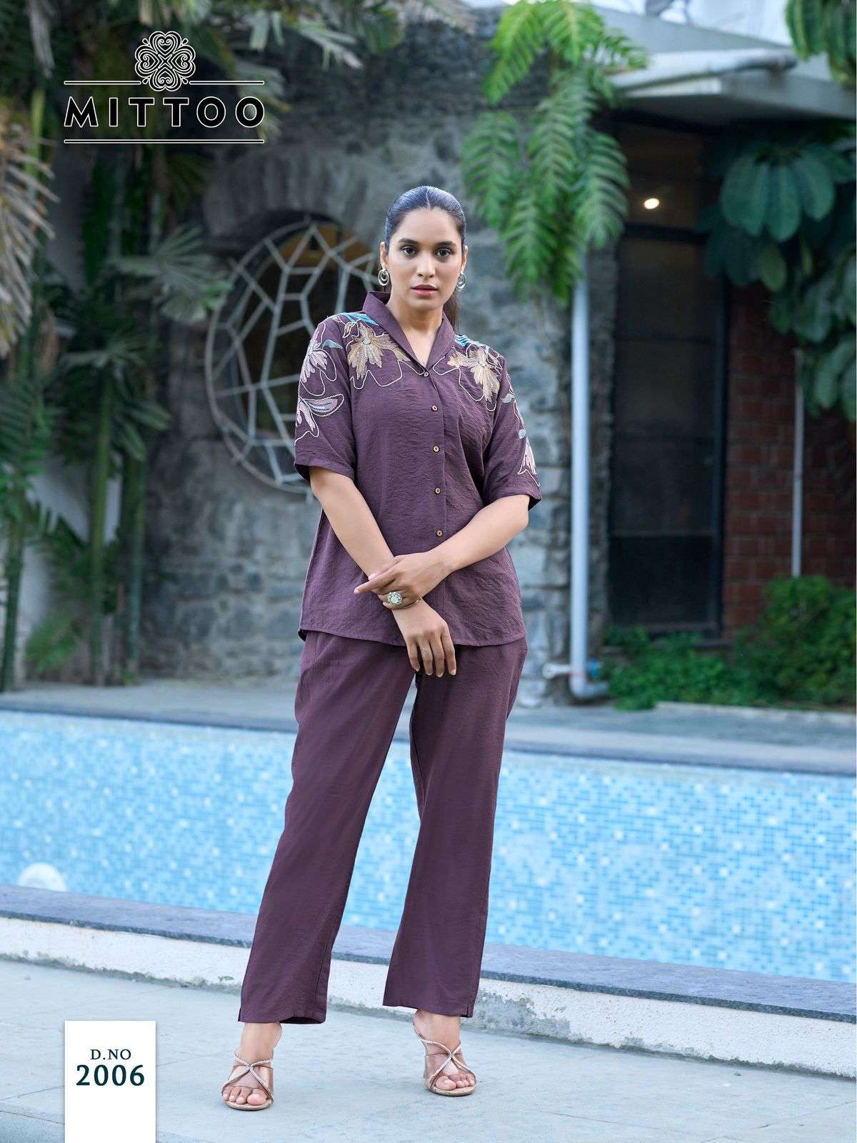 daizy by mittoo 2001-2006 series latest designer stylish casual wear readymade cord set online surat