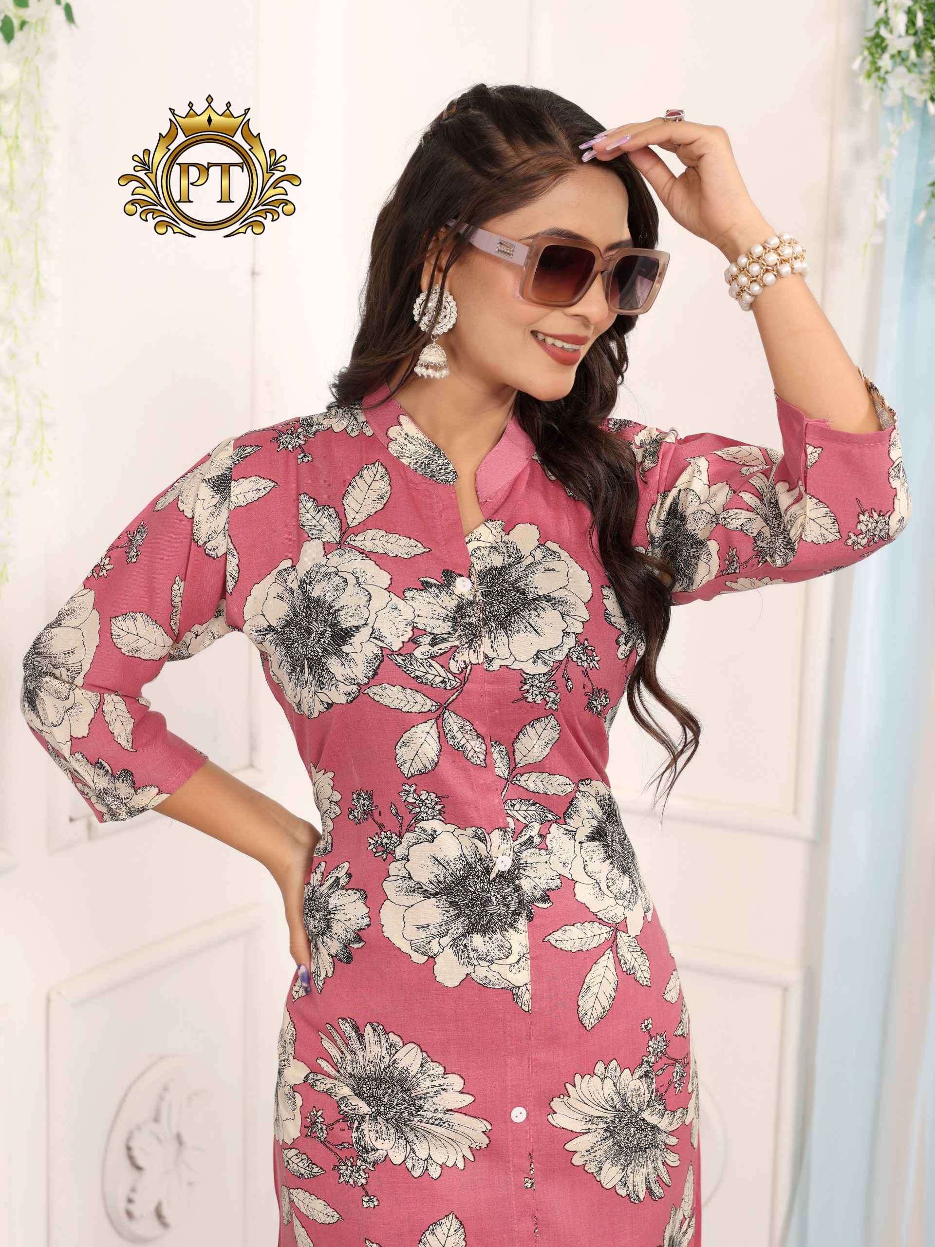 dulhari vol-7 by padmavti 3001-3008 series rayon print casual wear readymade cord set dealer surat