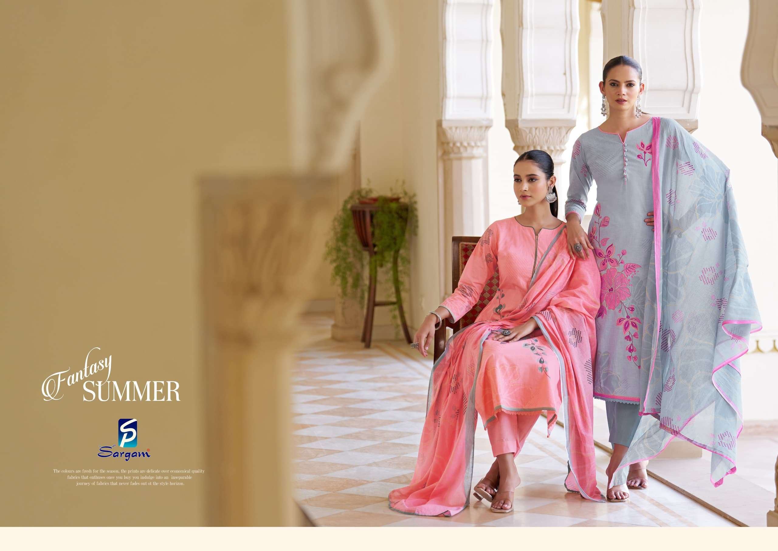 fantacy summer by sargam colors latest designer with handwork party wear salwar kameez wholesale surat