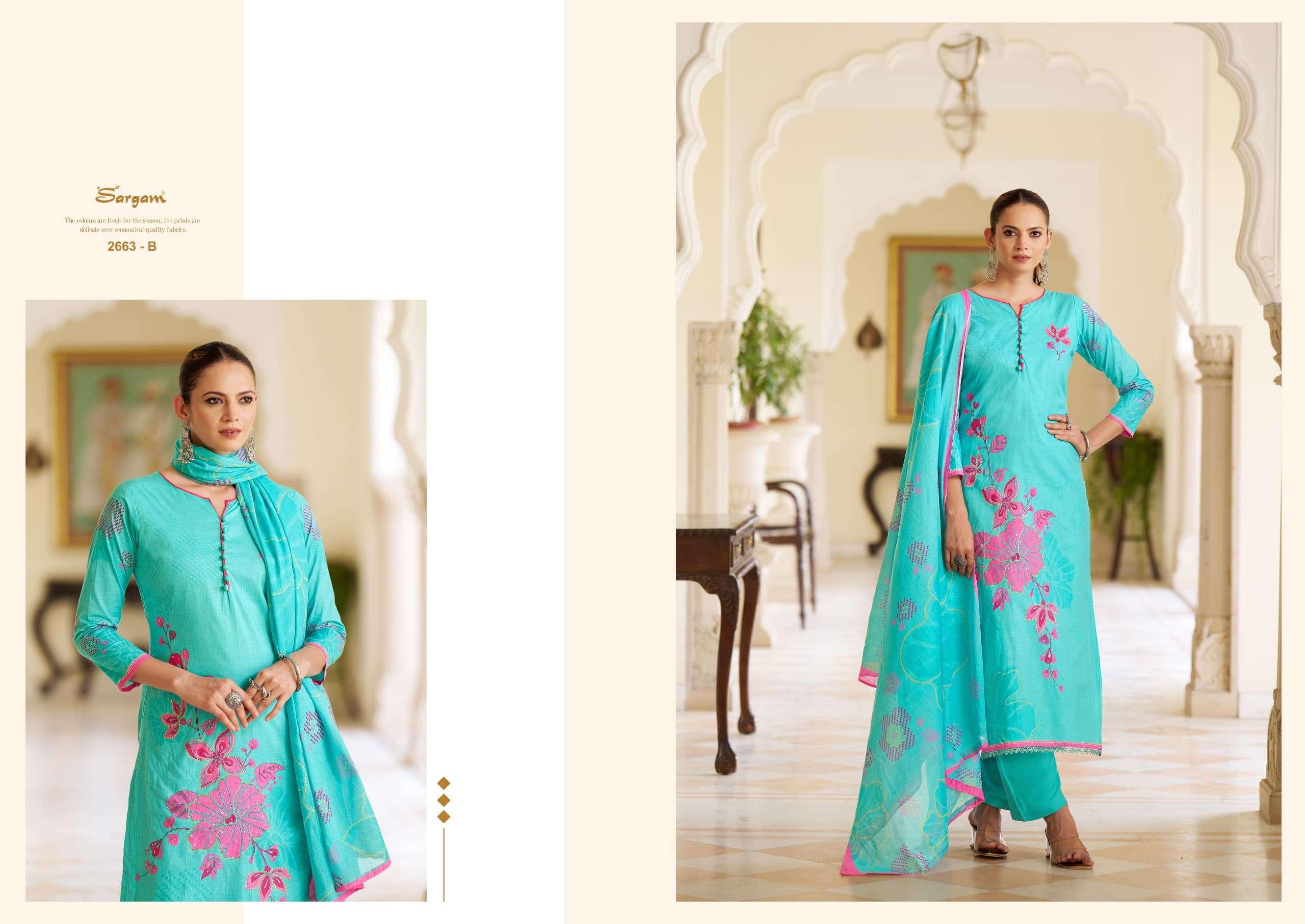 fantacy summer by sargam colors latest designer with handwork party wear salwar kameez wholesale surat