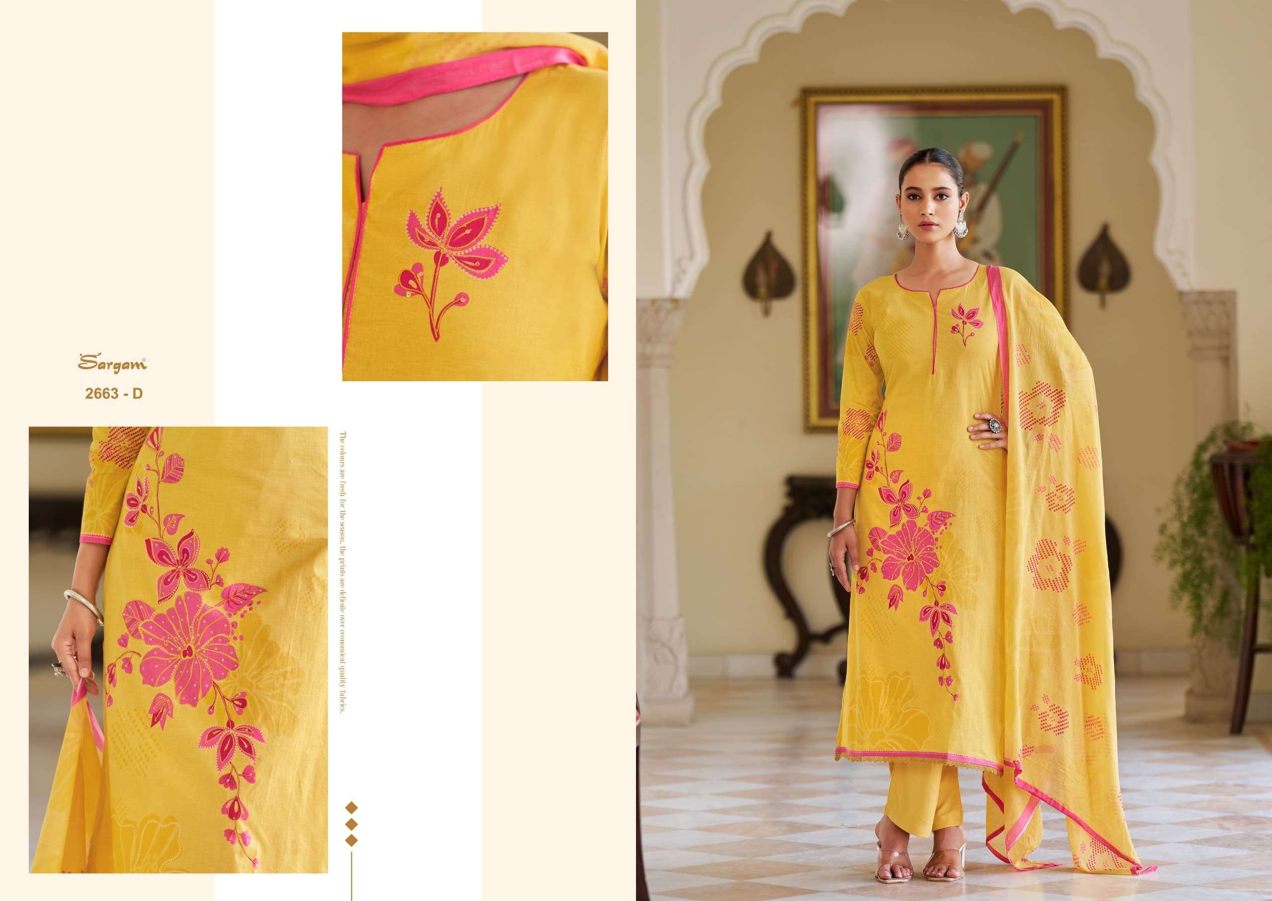 fantacy summer by sargam colors latest designer with handwork party wear salwar kameez wholesale surat