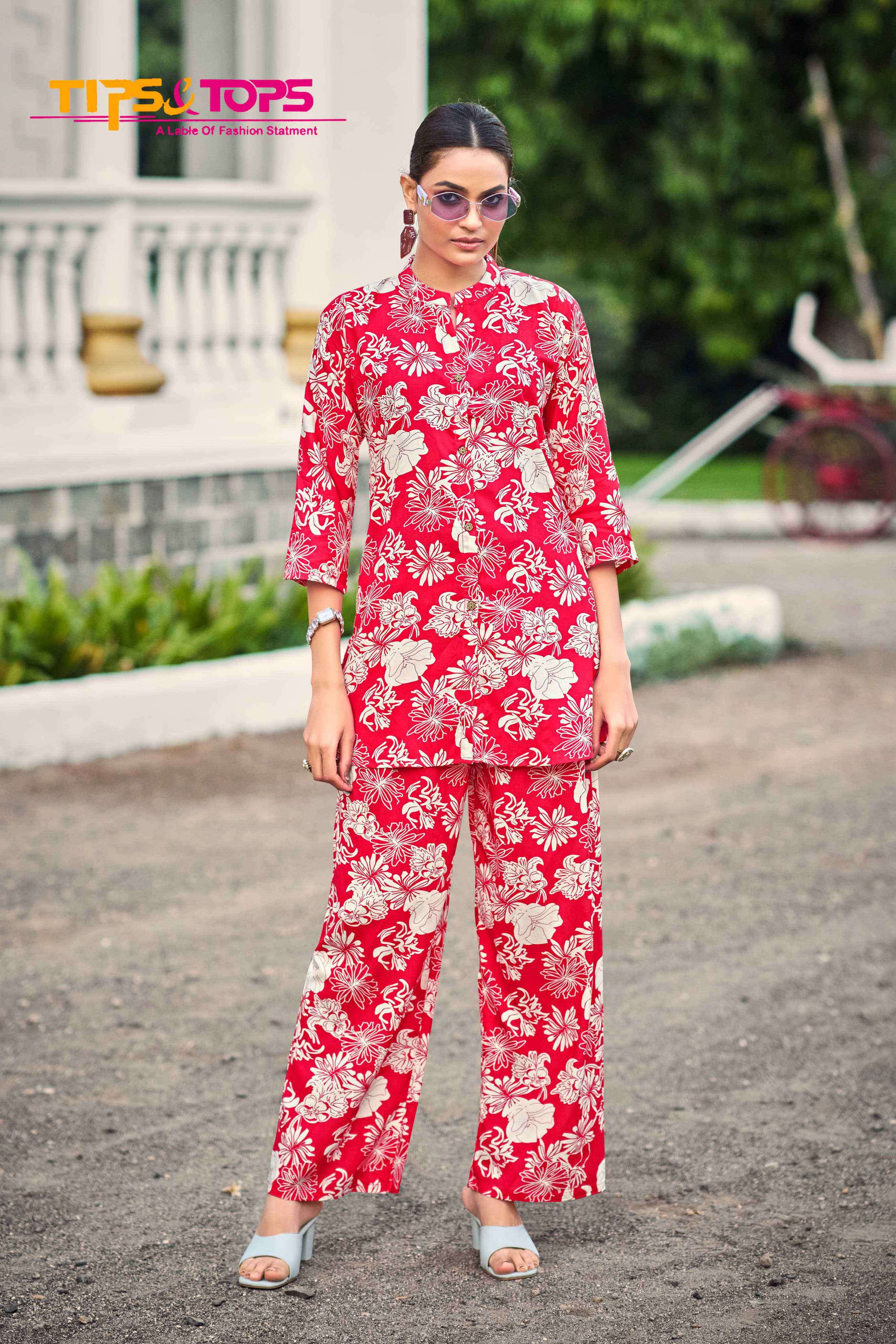 fashion beats vol 11 by tips and tops 1001-1006 series summer wear readymade cord set collection online surat