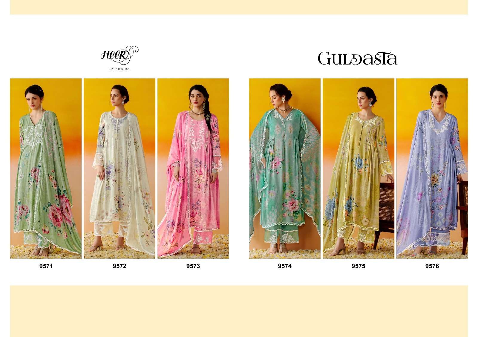guldasta by kimora colors exclusive designer unstitched party wear salwar kameez online surat