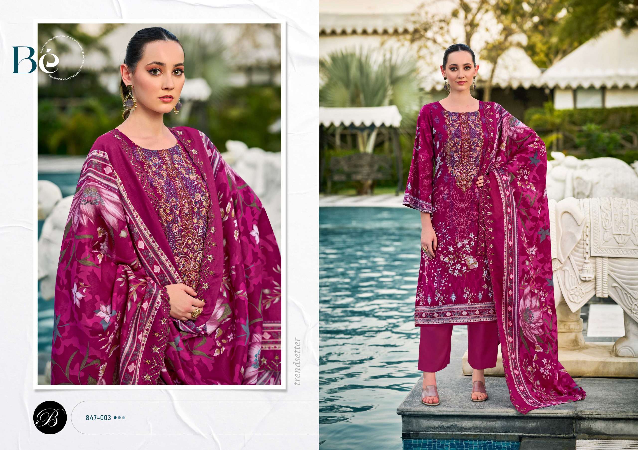 gulzarish vol-23 by belliza colors exclusive designer fancy embroidered party wear salwar kameez online surat