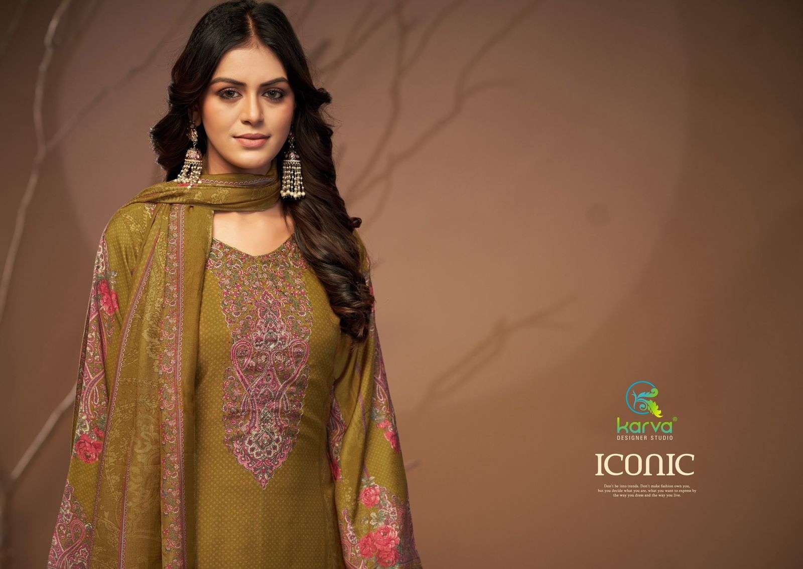 iconic by karva colors exclusive designer party wear salwar kameez wholesale surat
