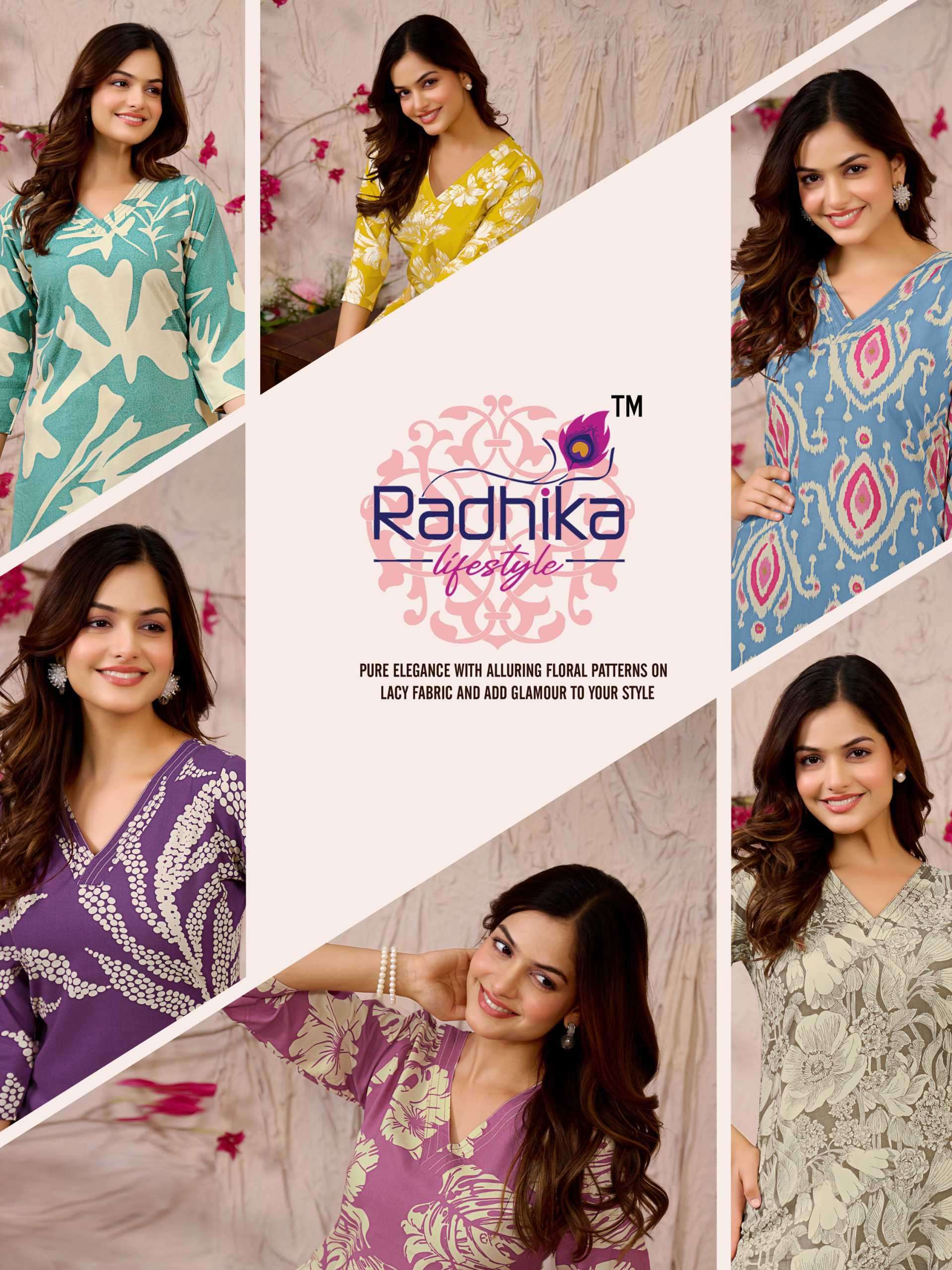 legacy vol 3 by radhika lifestyle 3001-3006 series exclusive rayon printed summer daily wear readymade cord set online surat