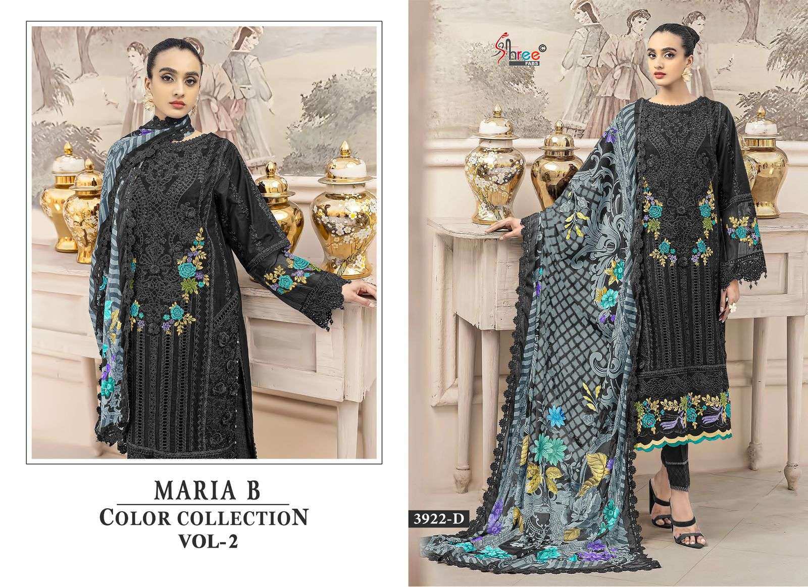 mariya b color collection vol 2 by shree fab colors exclusive designer party wear salwar kameez online surat