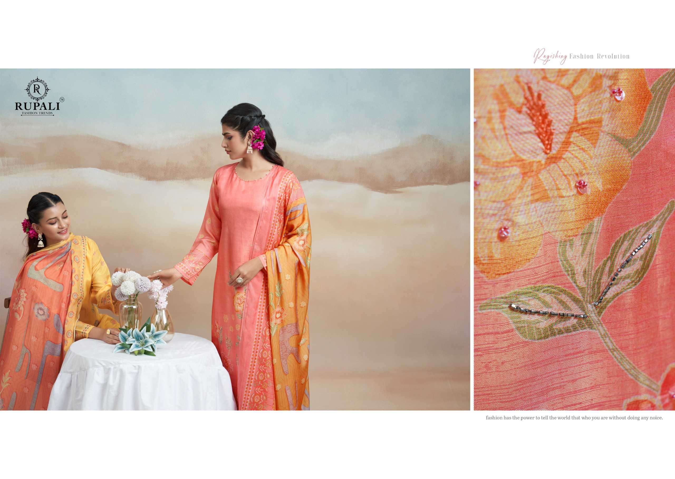 nazarana by rupali fashion colors exclusive designer party wear salwar kameez supplier surat