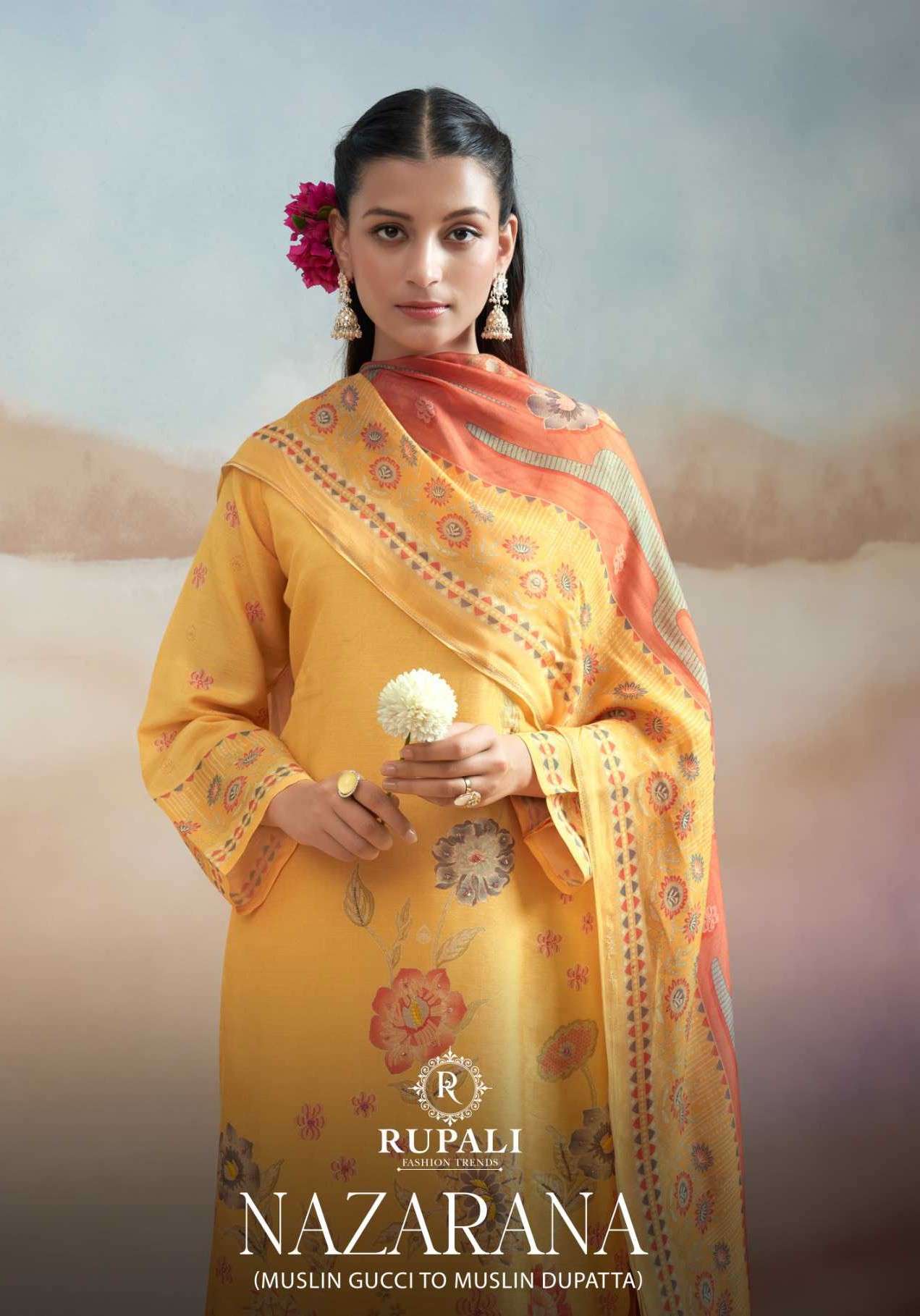 nazarana by rupali fashion colors exclusive designer party wear salwar kameez supplier surat