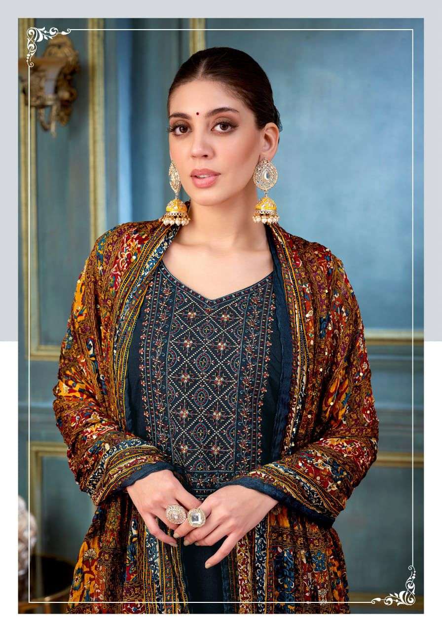 nigaar vol-35 by jaimala colors exclusive designer rayon salwar suits supplier surat