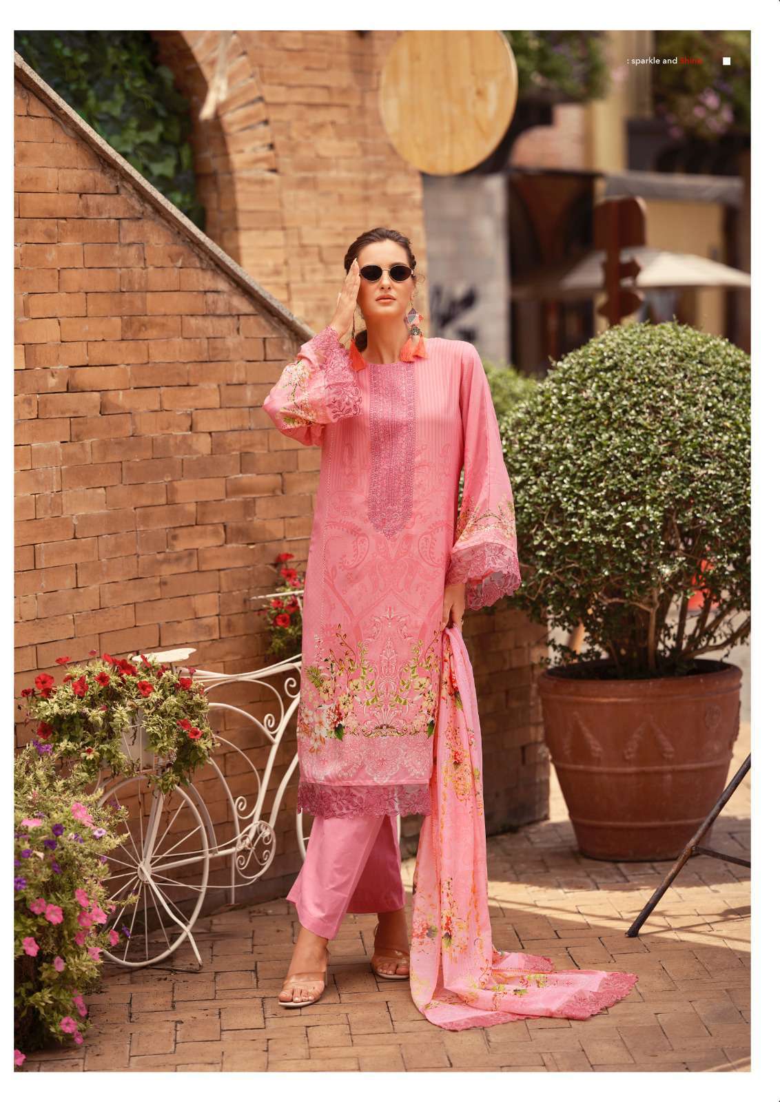 nisanka mills by hermitage 101-106 series exclusive designer ready to wear salwar kameez online surat