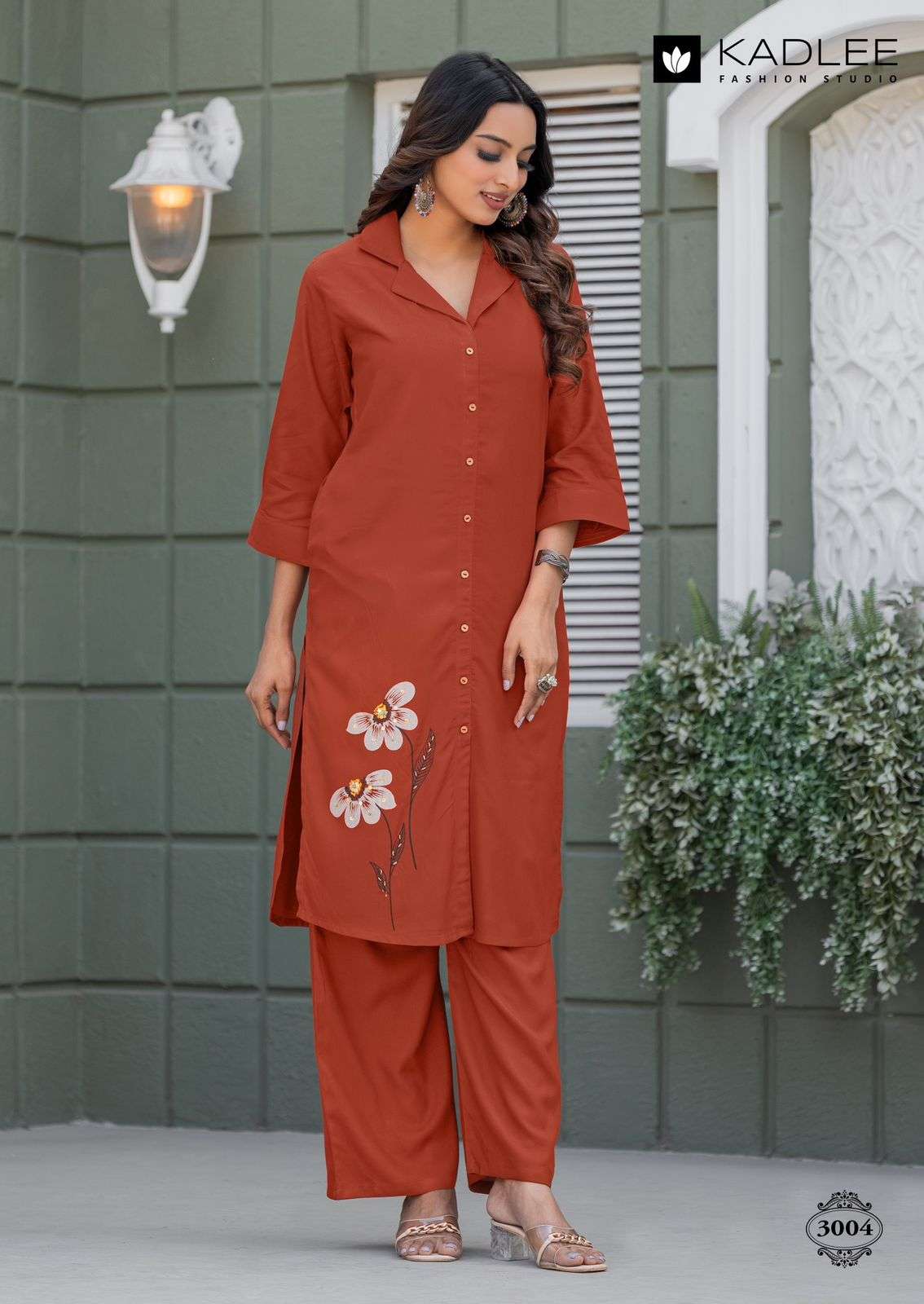 niva by kadlee 3001-3006 series latest stylish casual wear readymade cord set buy online surat