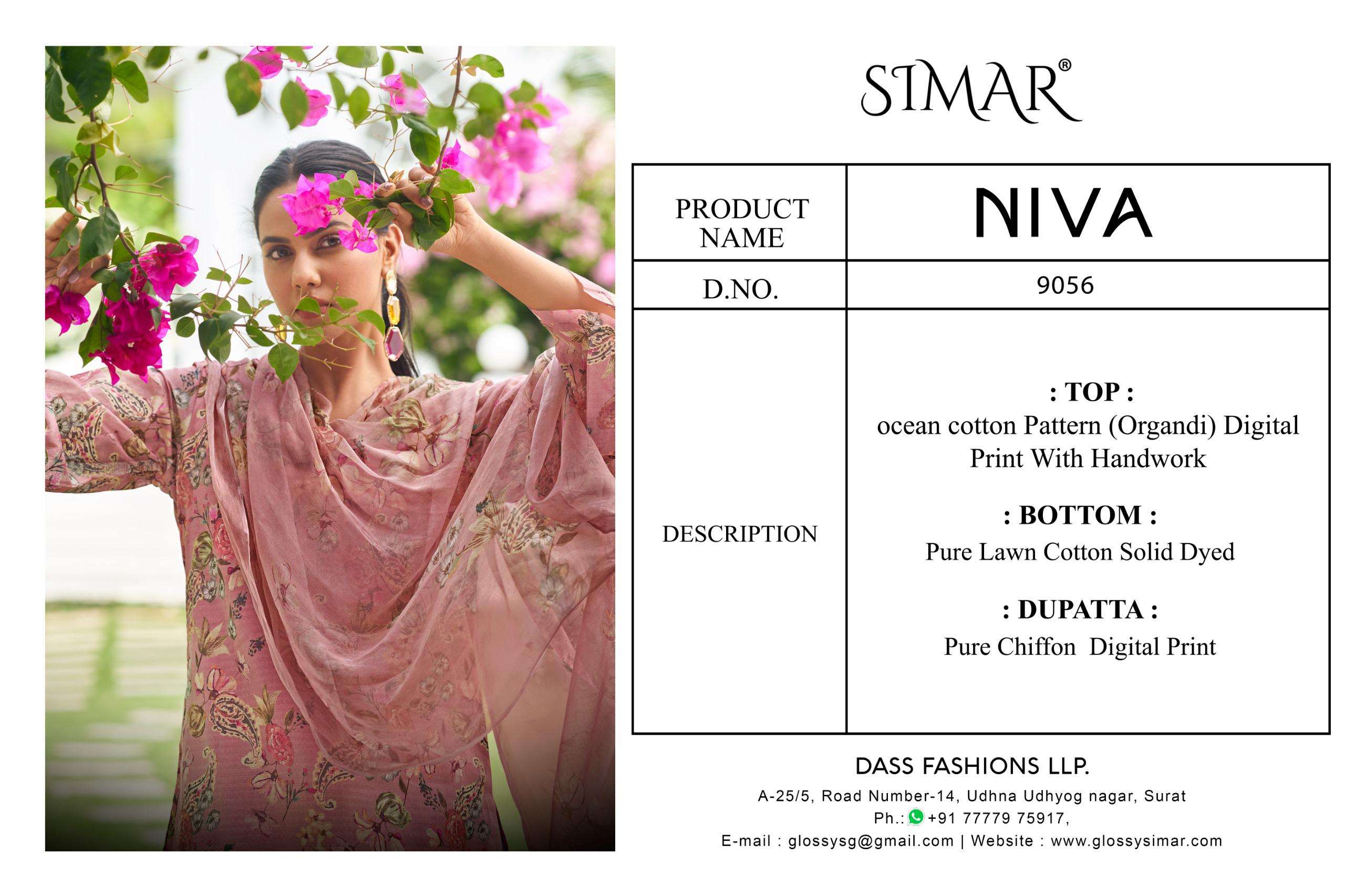 niva by simar colors latest stylish casual wear  salwar kameez  buy online surat