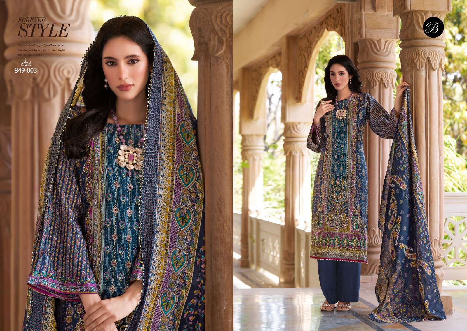 nusrat vol 5  by belliza colors exclusive handwork latest designer festival wear salwar kameez online surat