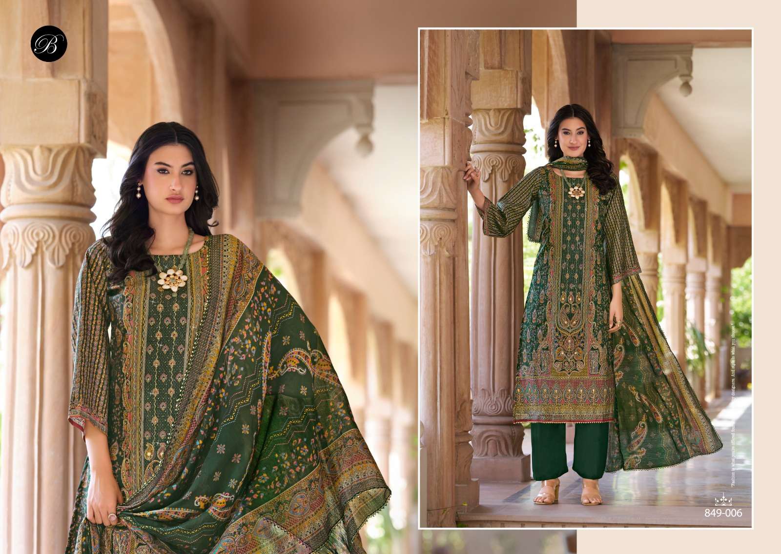 nusrat vol 5  by belliza colors exclusive handwork latest designer festival wear salwar kameez online surat