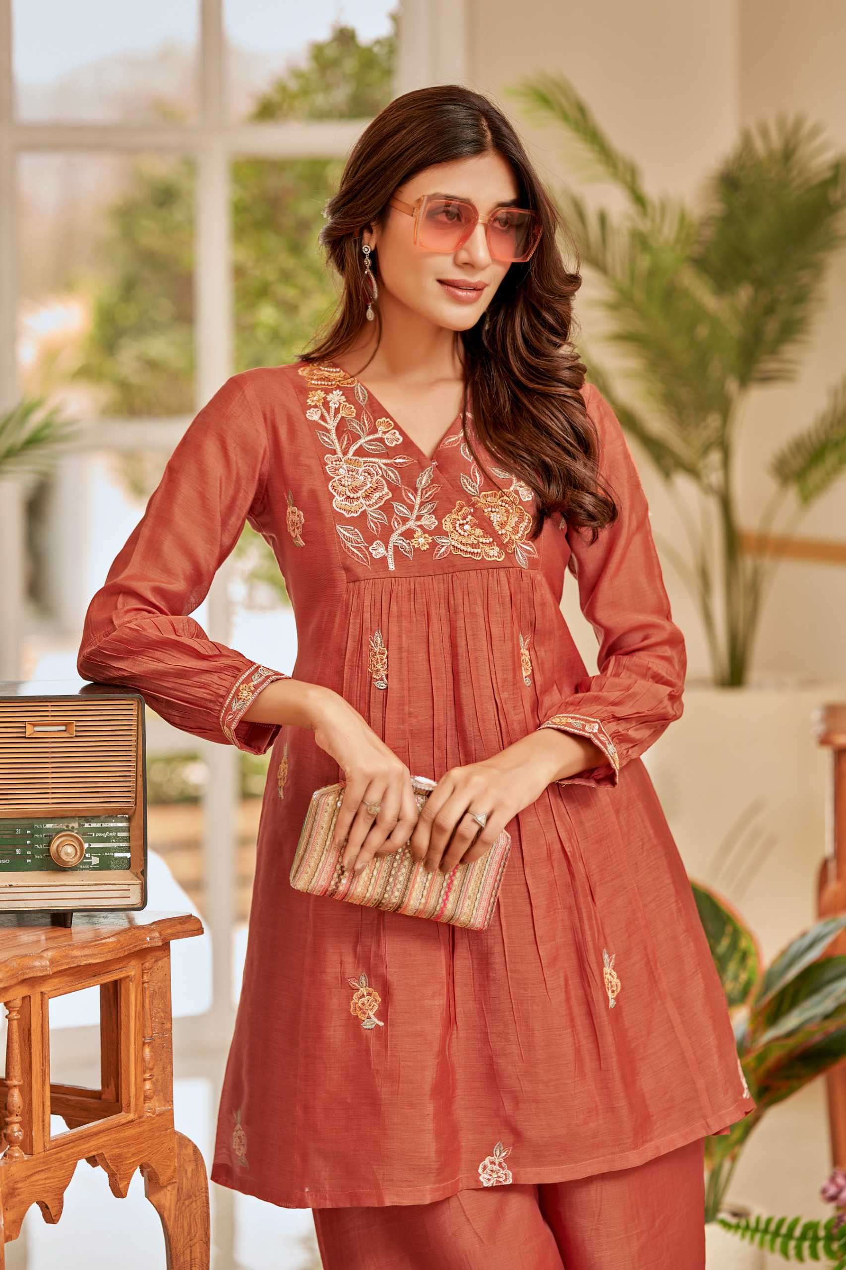 pratham fashion stylish summer casual wear readymade cord set collection online surat