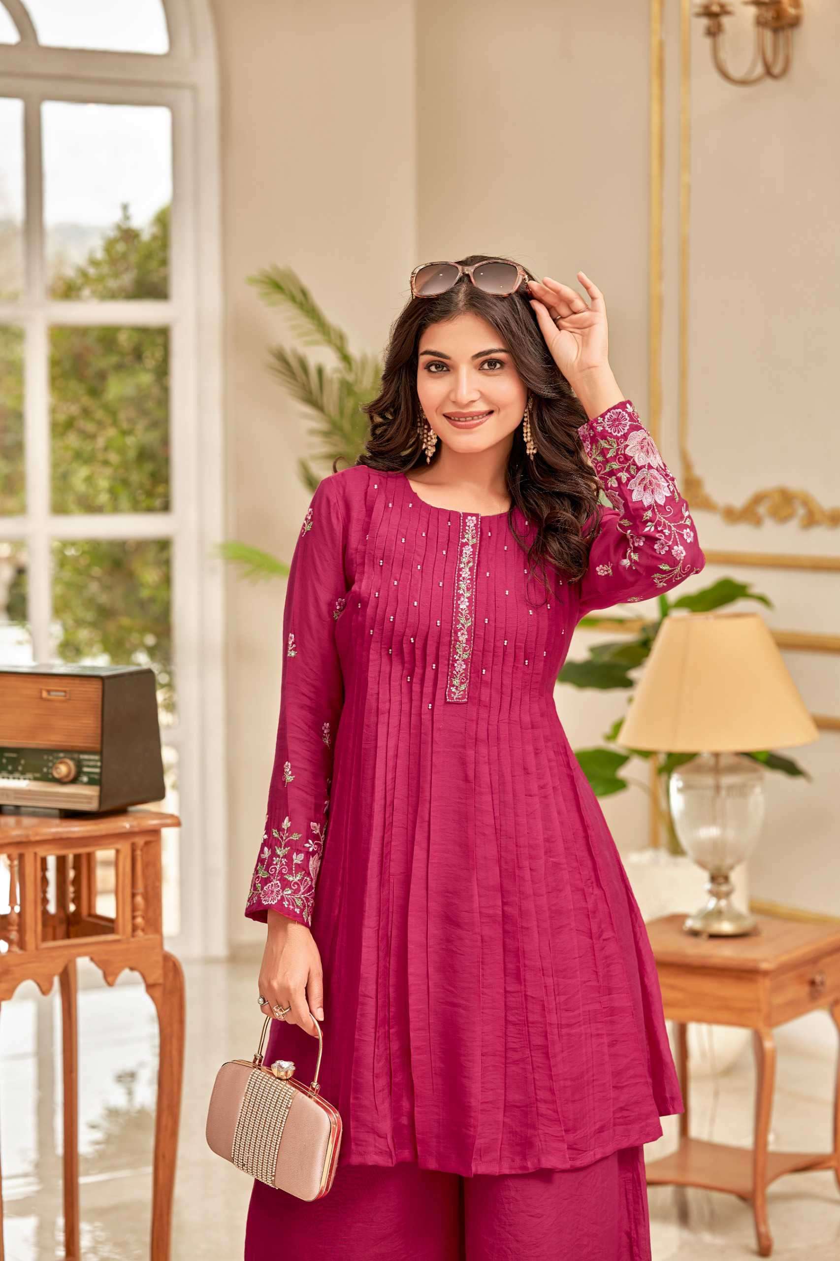 pratham fashion stylish summer casual wear readymade cord set collection online surat