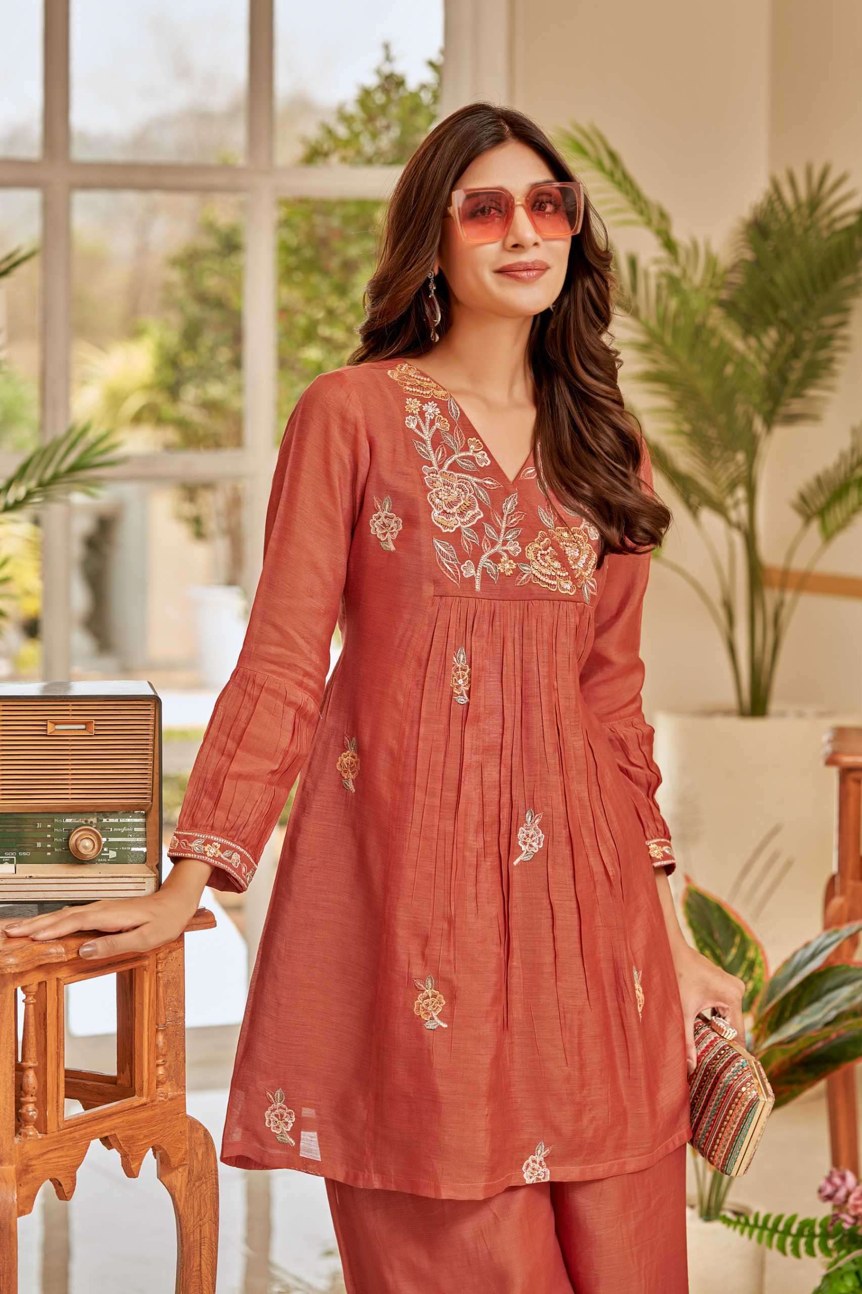 pratham fashion stylish summer casual wear readymade cord set collection online surat