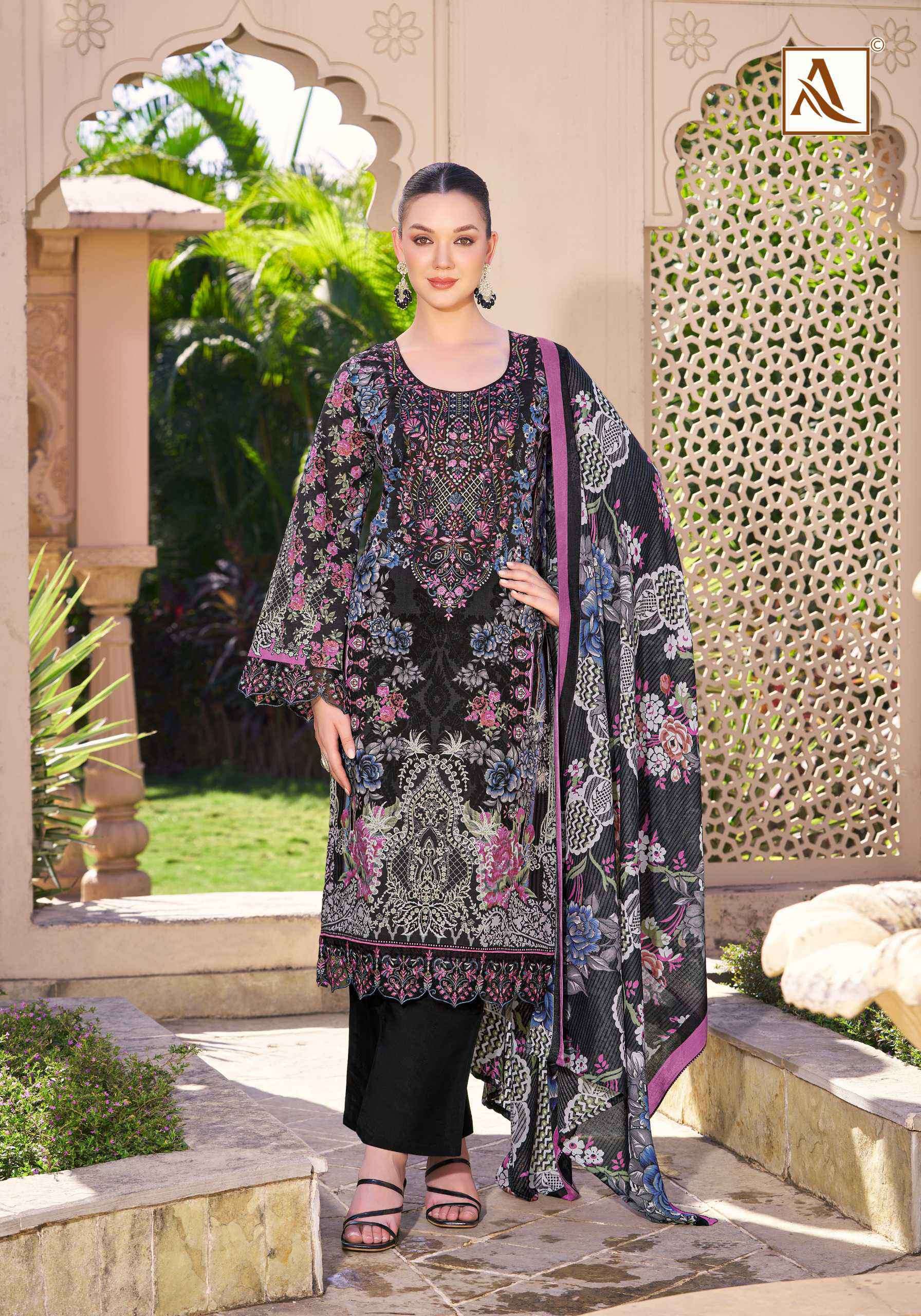 qurbat vol 17 by alok suits colors latest stylish pakistani wear unstitched salwar kameez online surat